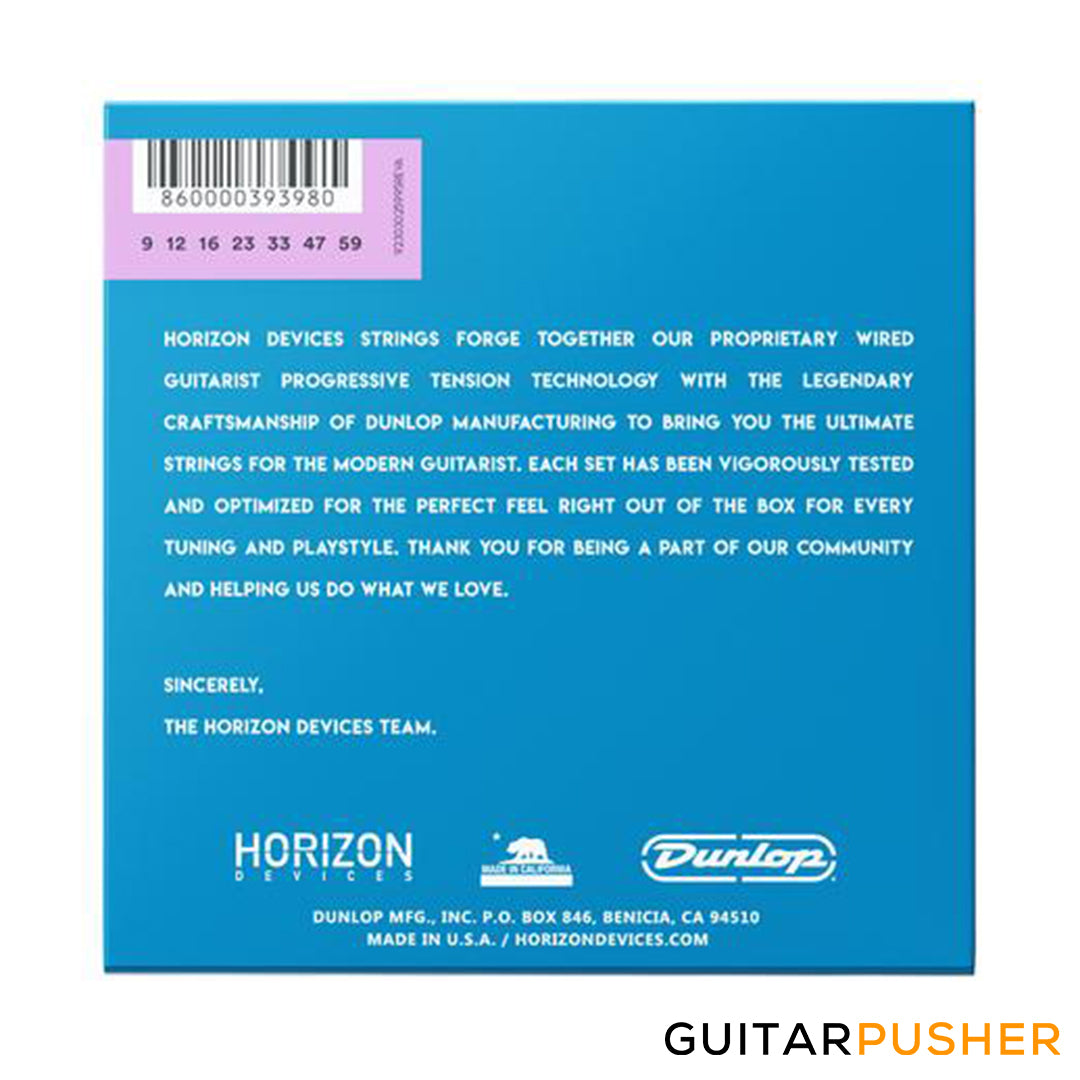 Horizon Devices Progressive Tension Standard 7 Electric Guitar Strings 9-59 (9 12 15 23 33 47 59)