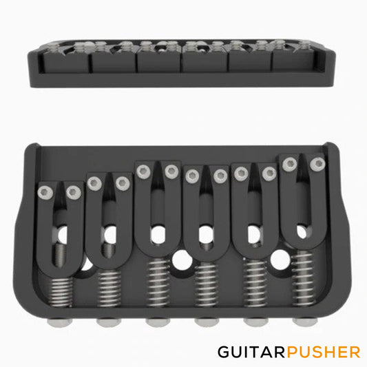 Hipshot 6-String Fixed Guitar Bridge (Black)