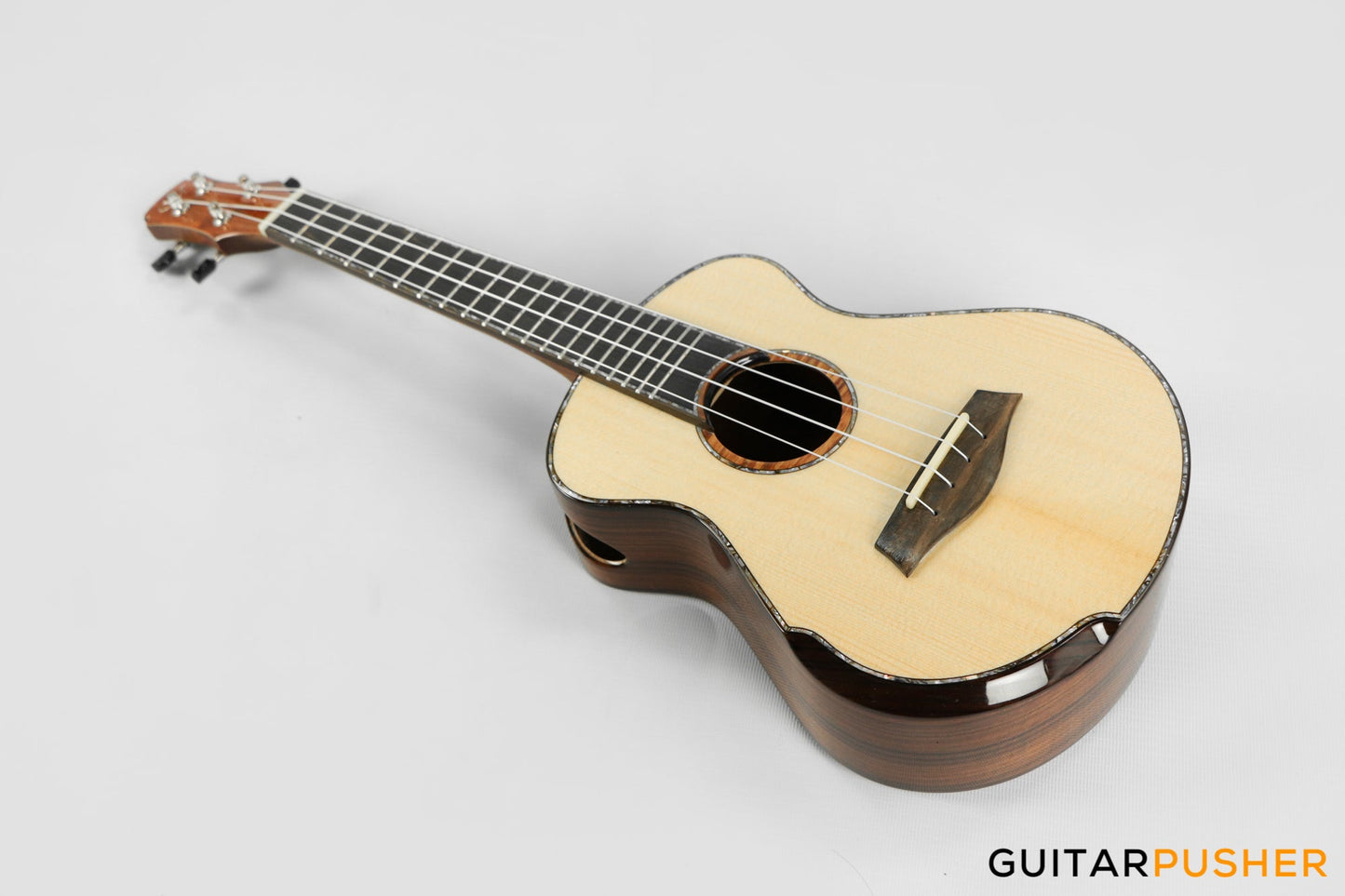 Maestro Island Series UC-SR SB G All Solid-Wood German Spruce/Santos Rosewood Concert Ukulele