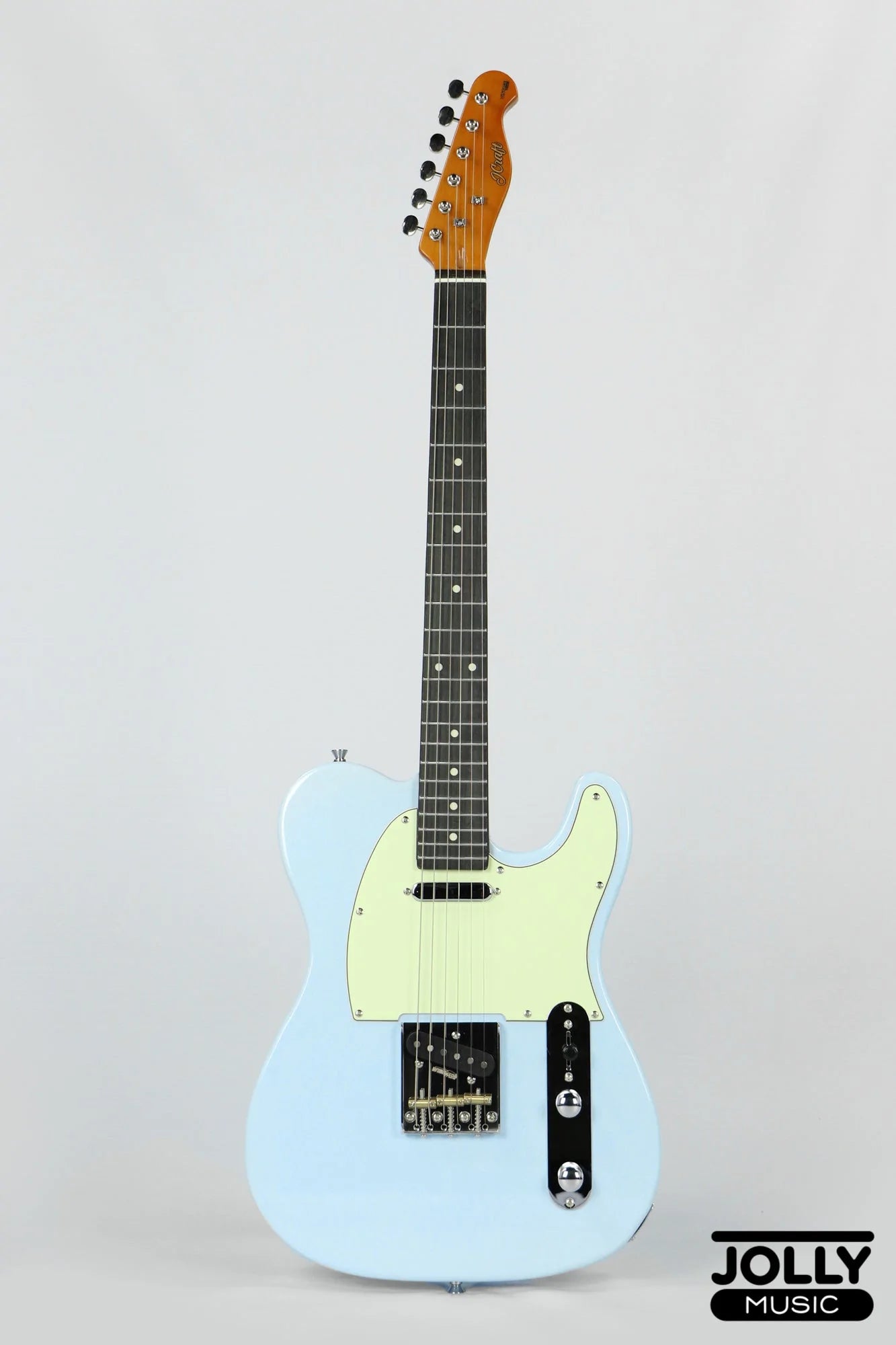 JCraft Vintage Series T-3V T-Style Electric Guitar - Sonic Blue