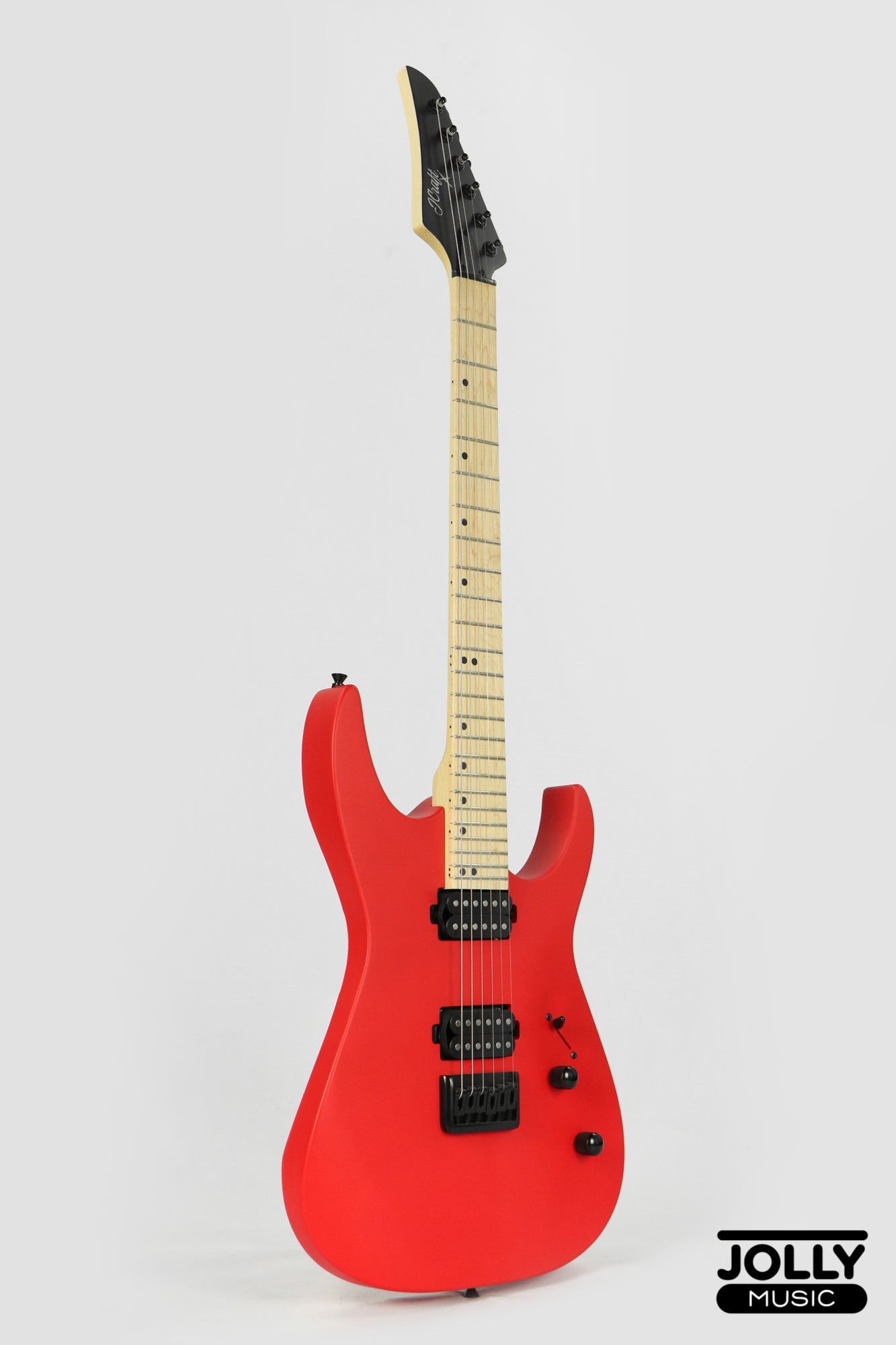 JCraft Bushido X Series BX6-1 Super S-Style Electric Guitar - Lockdown Red