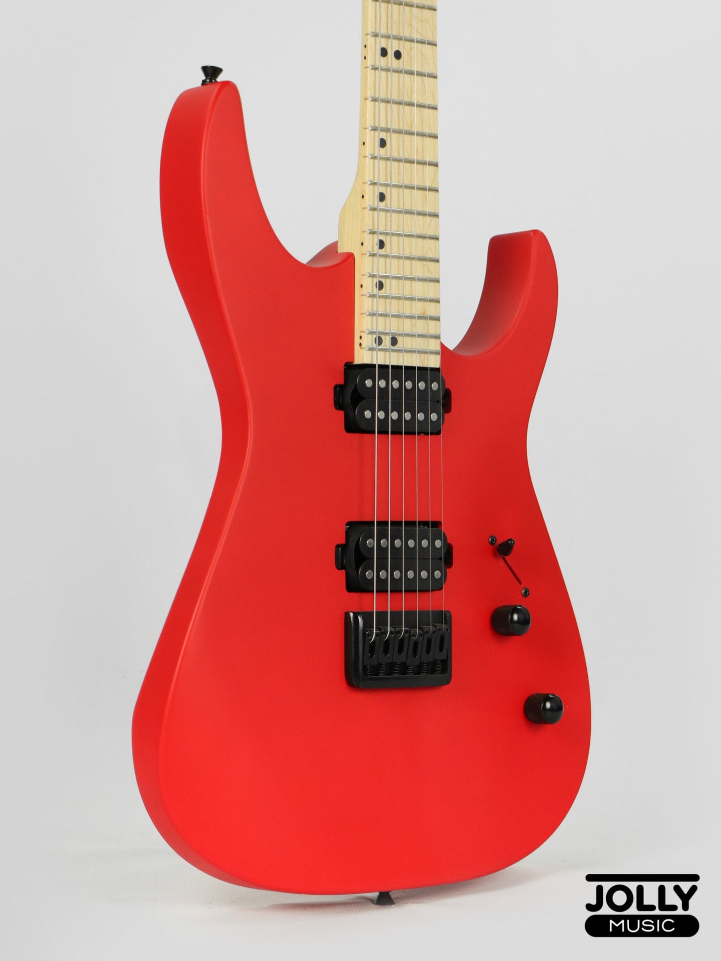 JCraft Bushido X Series BX6-1 Super S-Style Electric Guitar - Lockdown Red