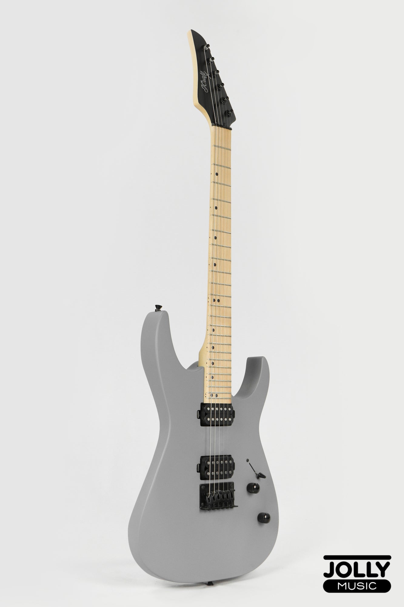 JCraft Bushido X Series BX6-1 Super S-Style Electric Guitar - Gunmetal