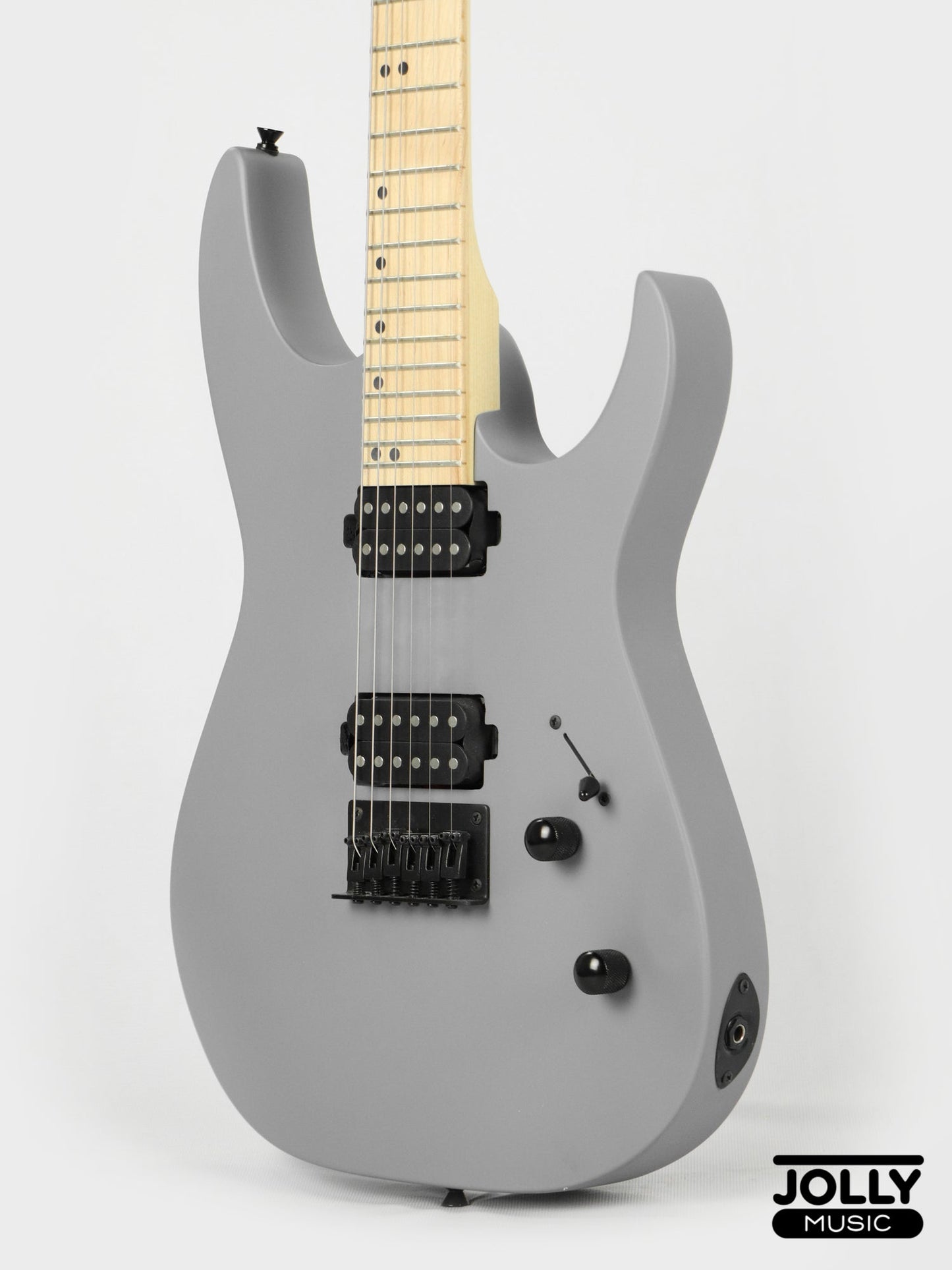 JCraft Bushido X Series BX6-1 Super S-Style Electric Guitar - Gunmetal