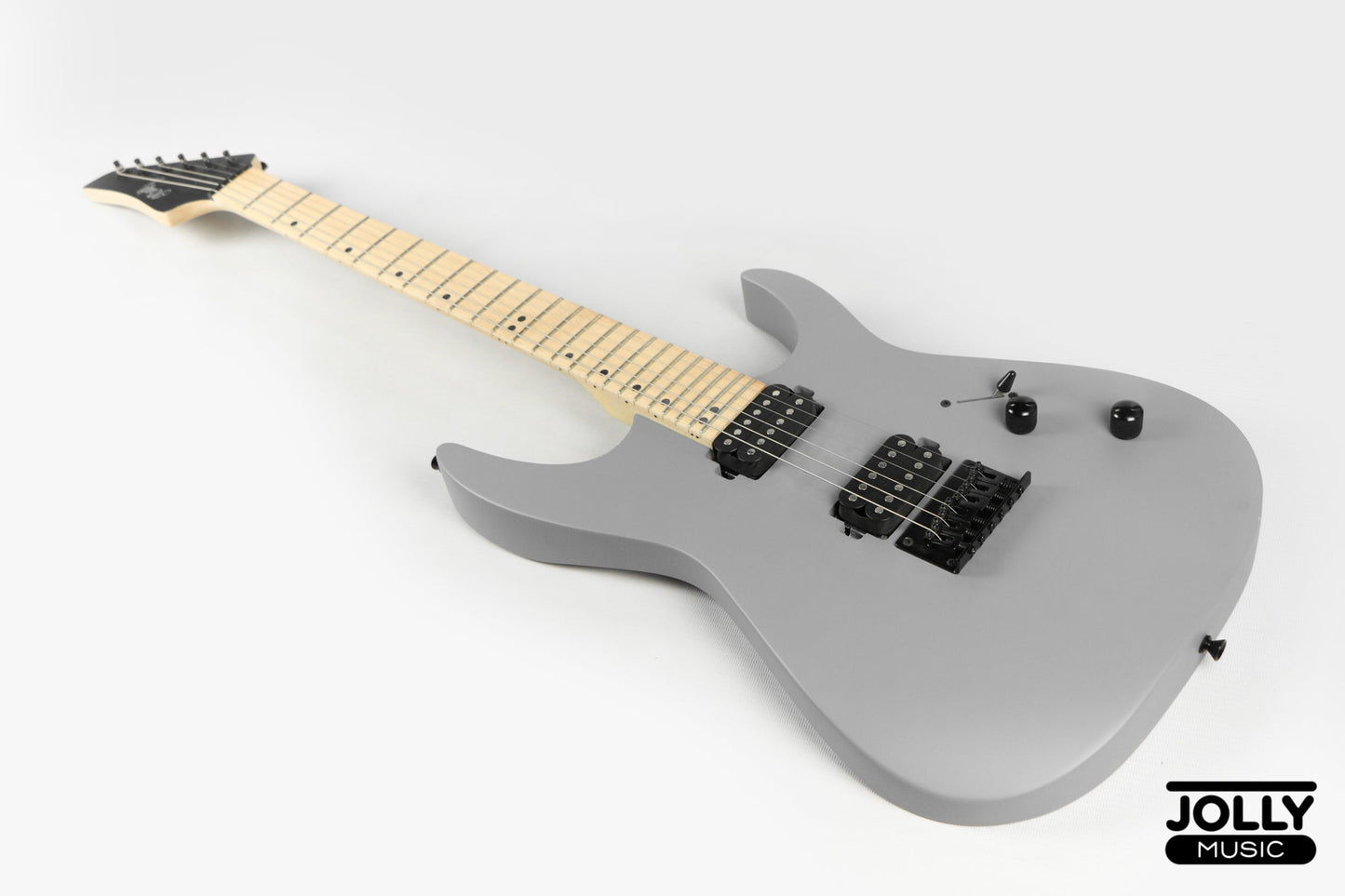 JCraft Bushido X Series BX6-1 Super S-Style Electric Guitar - Gunmetal