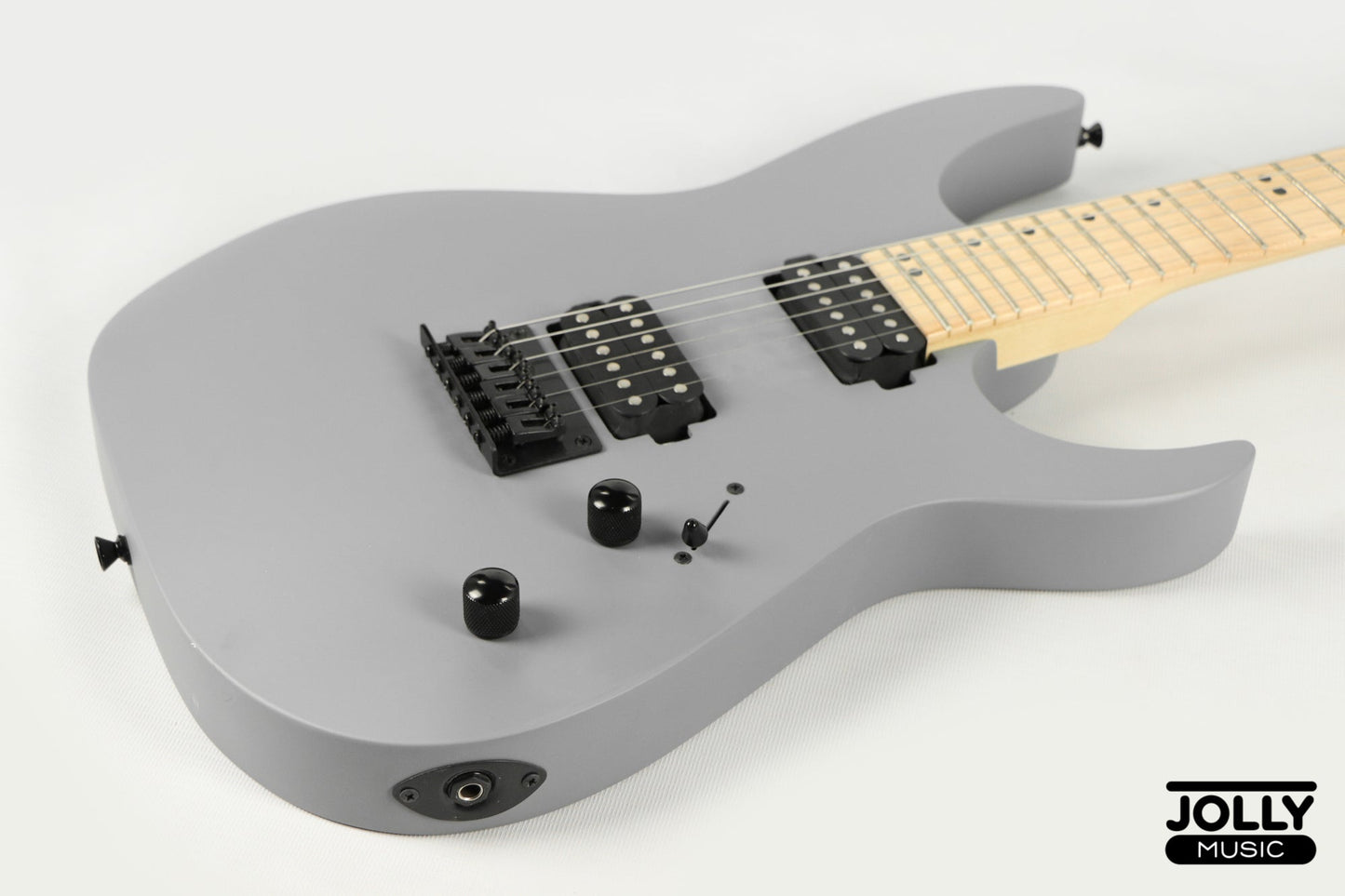 JCraft Bushido X Series BX6-1 Super S-Style Electric Guitar - Gunmetal