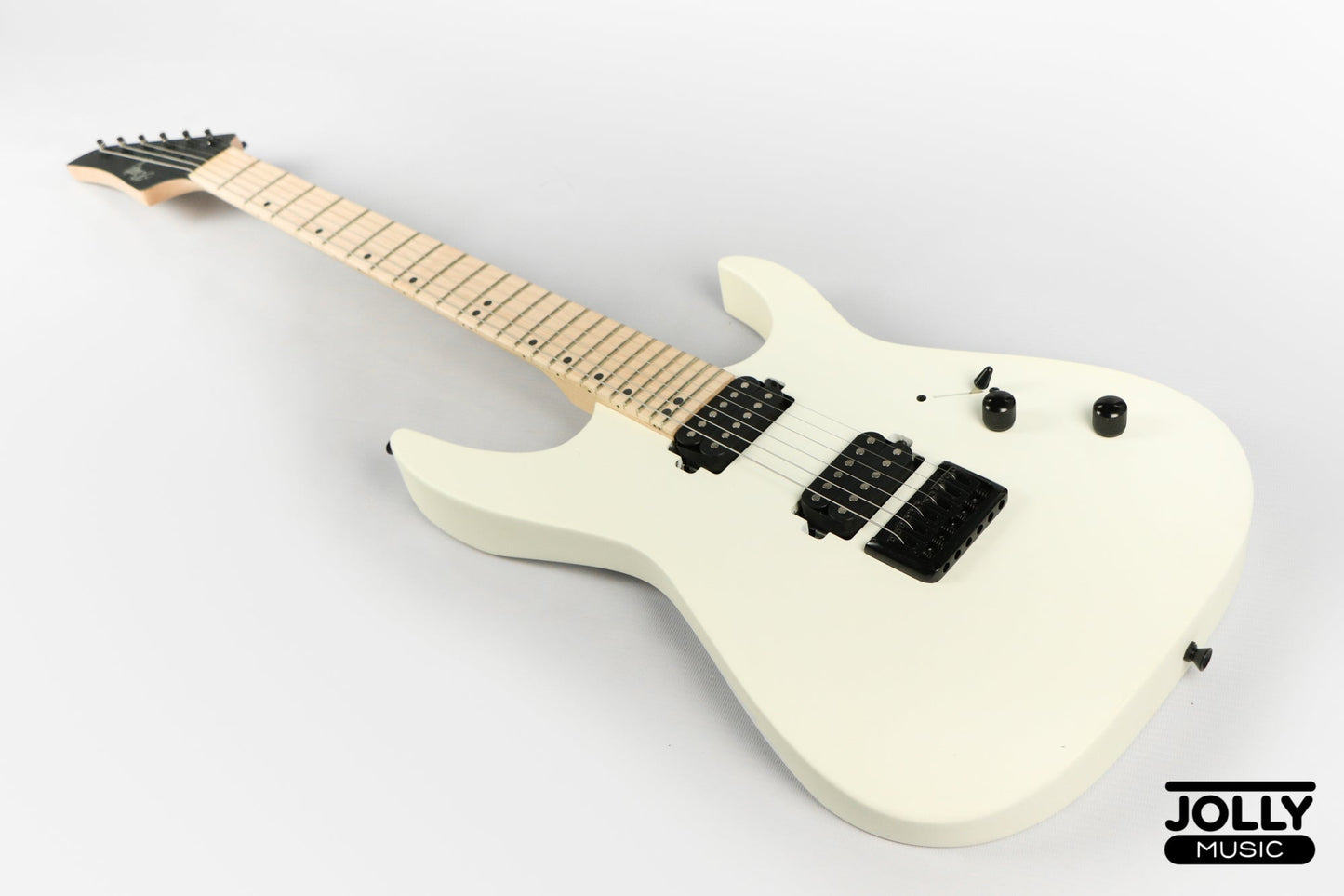 JCraft Bushido X Series BX6-1 Super S-Style Electric Guitar - Satin White