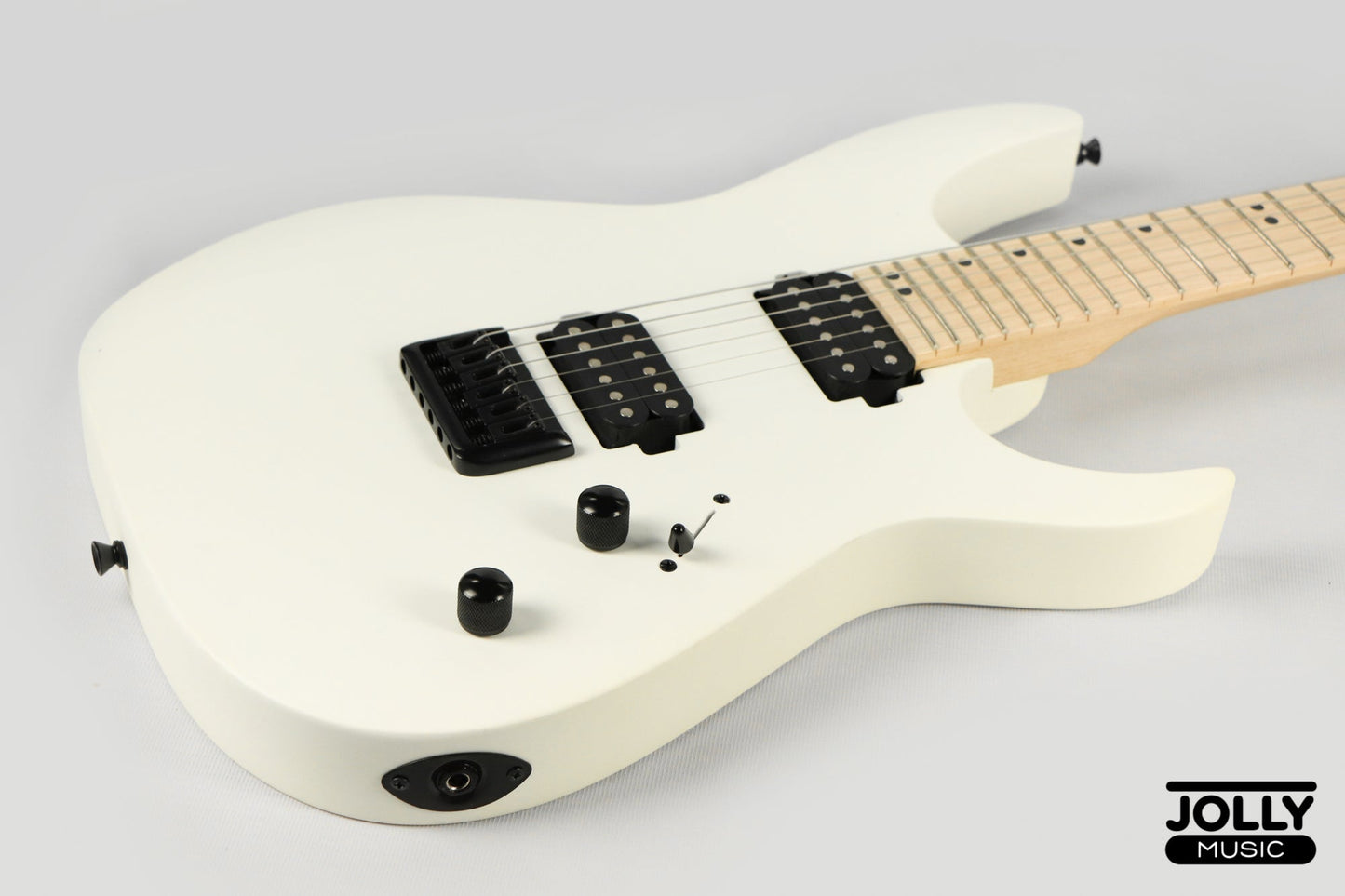 JCraft Bushido X Series BX6-1 Super S-Style Electric Guitar - Satin White