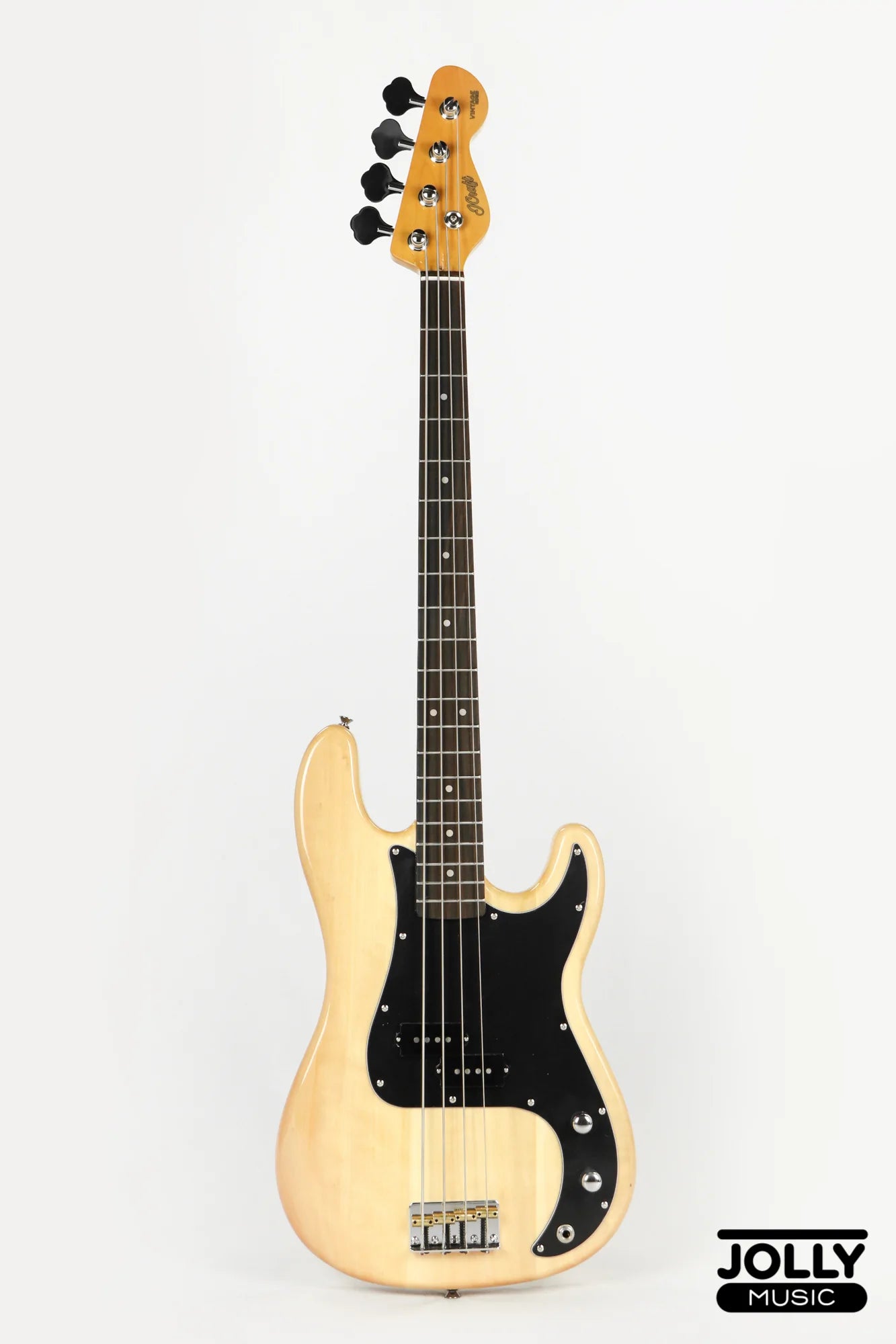 JCraft PB-3V 4-String Bass Guitar - Natural – Guitar Pusher Verdana