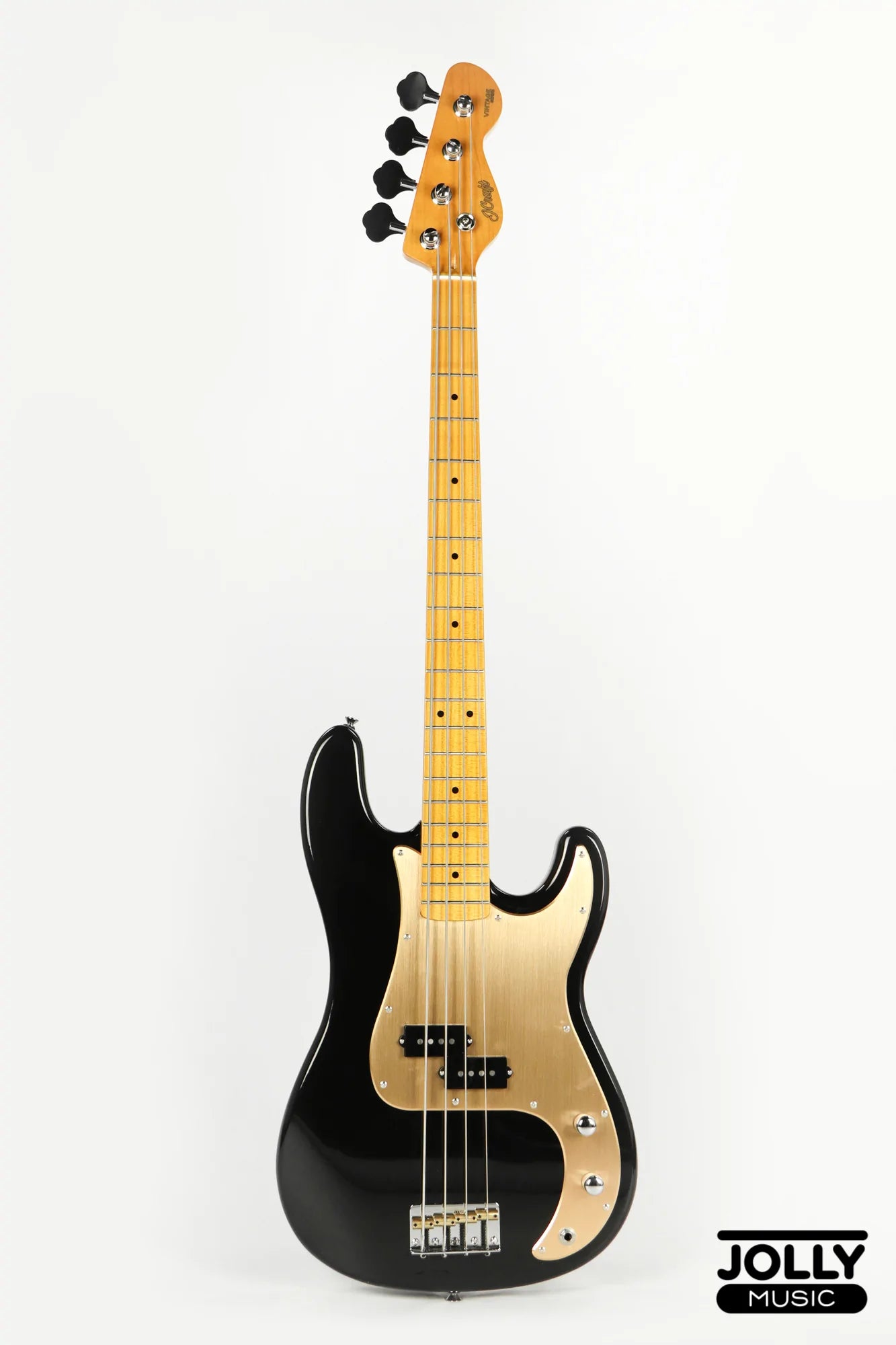 JCraft PB-3V 4-String Bass Guitar - Black – Guitar Pusher Verdana