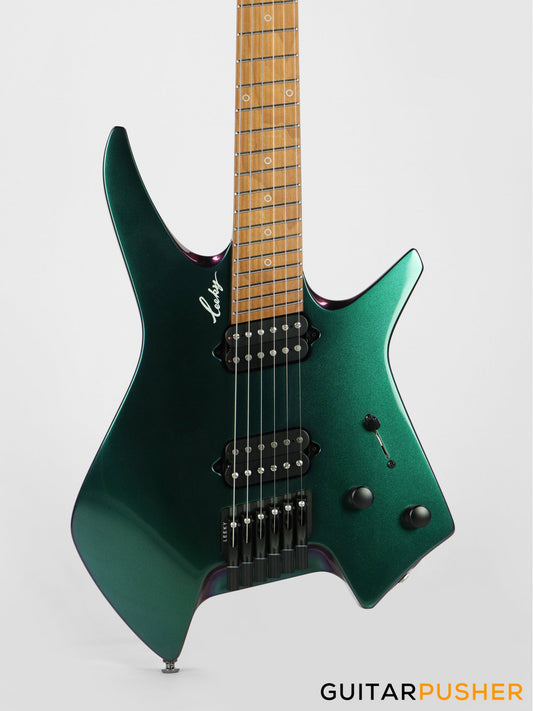 Leeky X-Series X20 Headless Electric Guitar - Chameleon