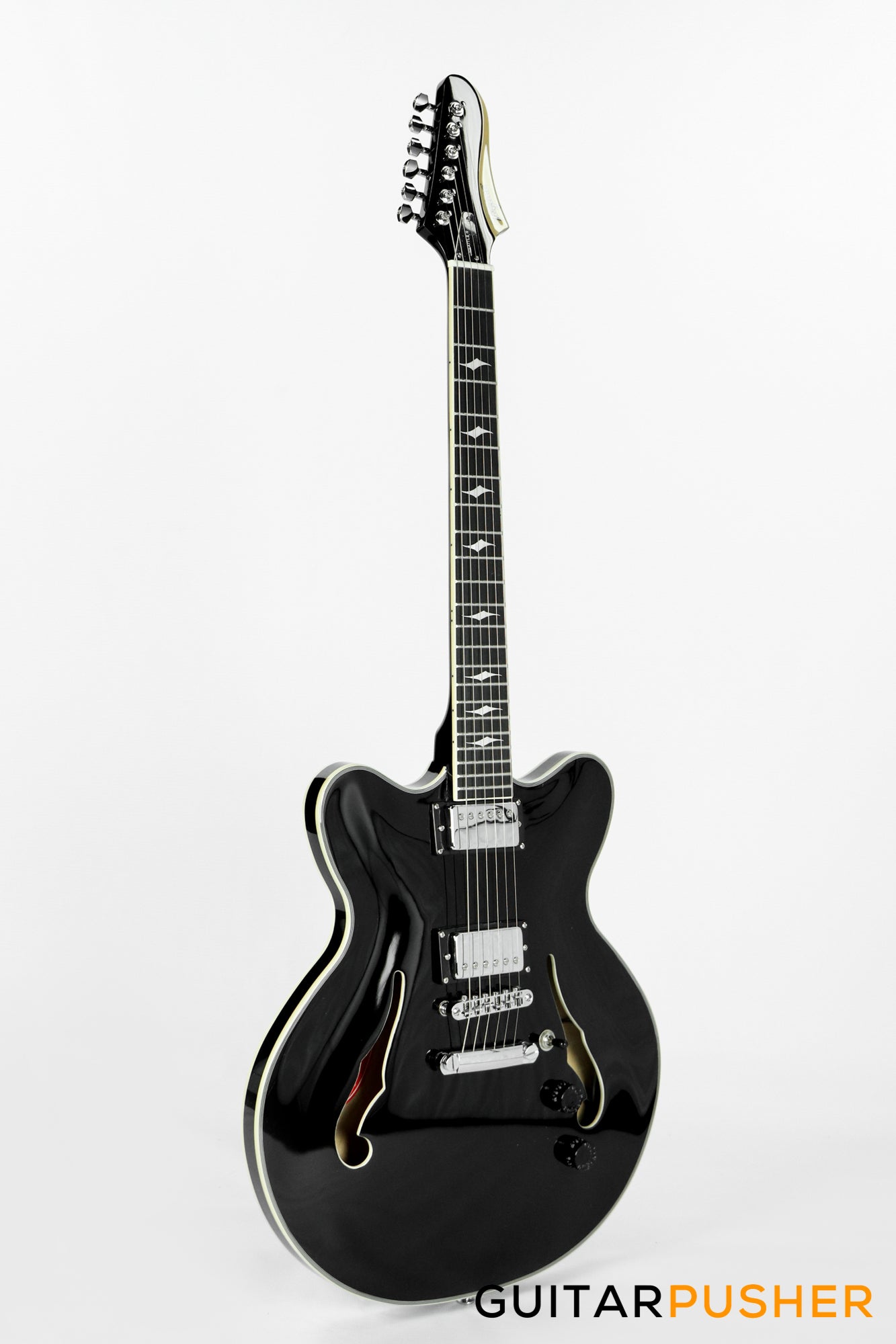 Tagima Seattle Semi Hollow Electric Guitar - Black