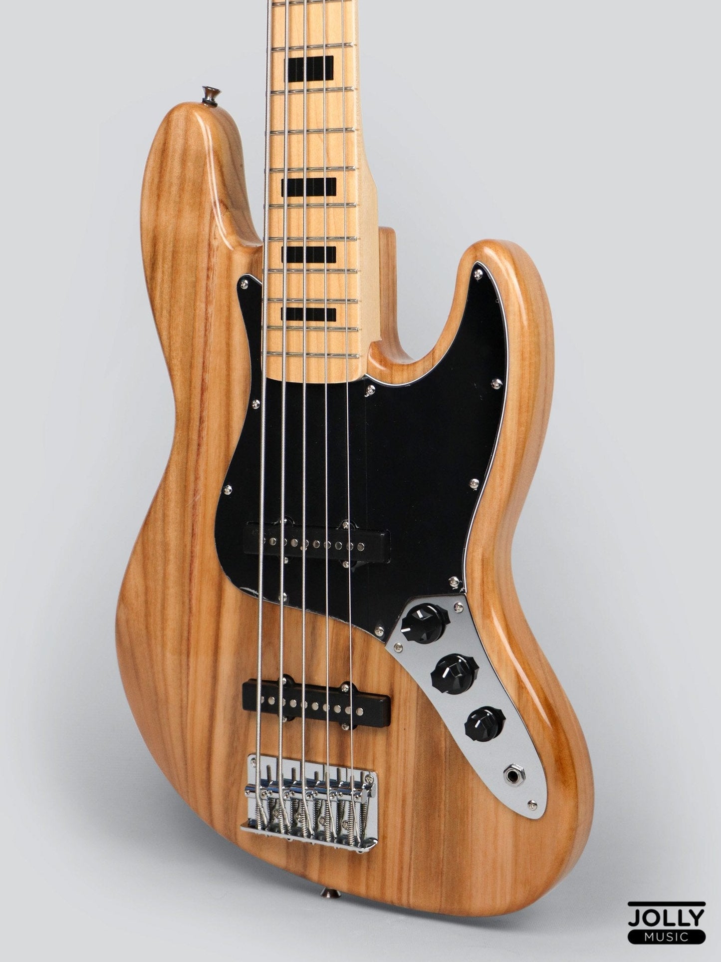 JCRAFT JB-1 5-STRING ELECTRIC J-OFFSET BASS WITH GIGBAG