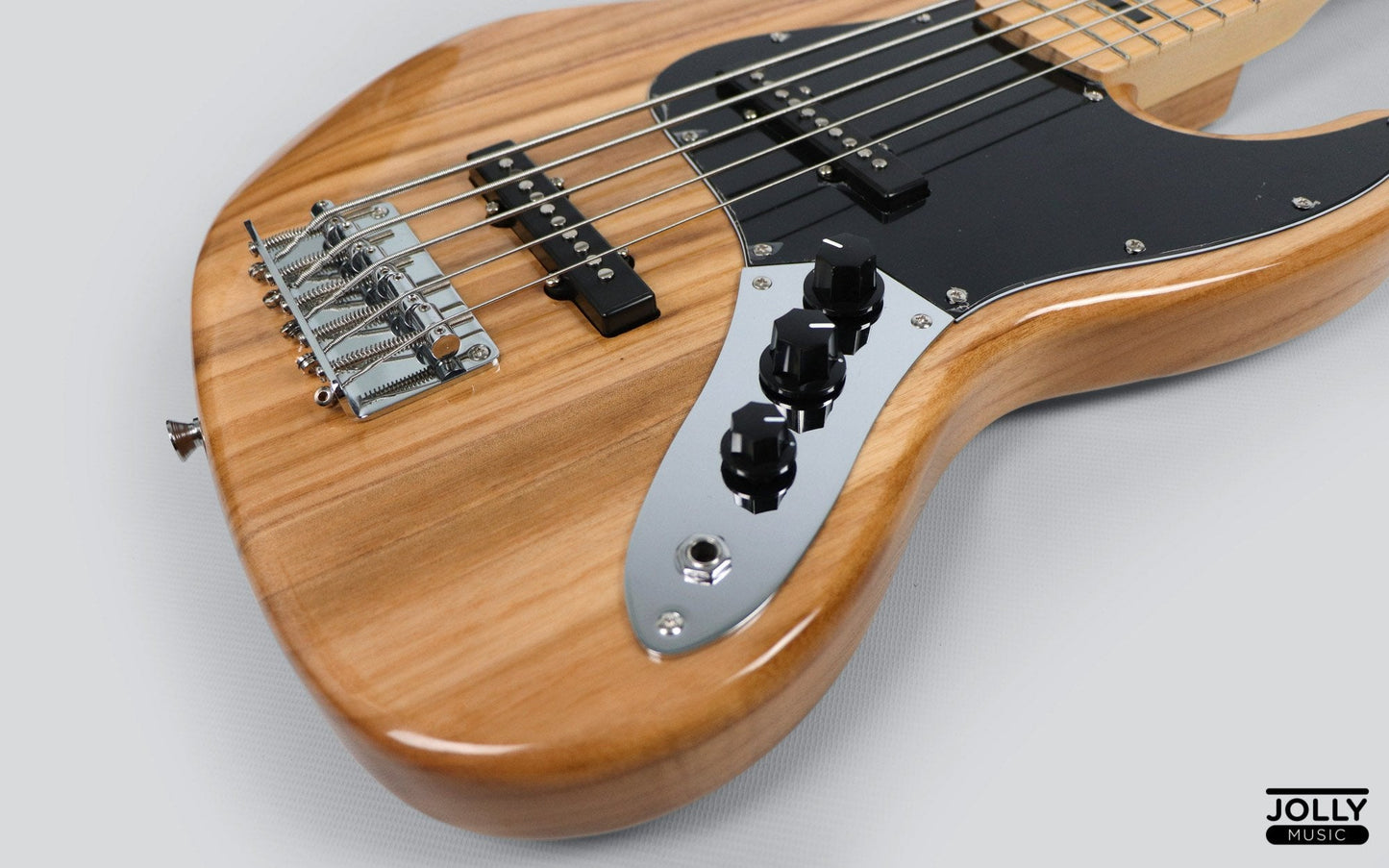 JCRAFT JB-1 5-STRING ELECTRIC J-OFFSET BASS WITH GIGBAG
