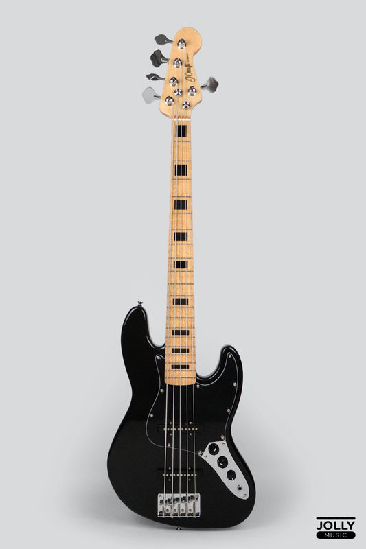 JCRAFT JB-1 5-STRING ELECTRIC J-OFFSET BASS WITH GIGBAG