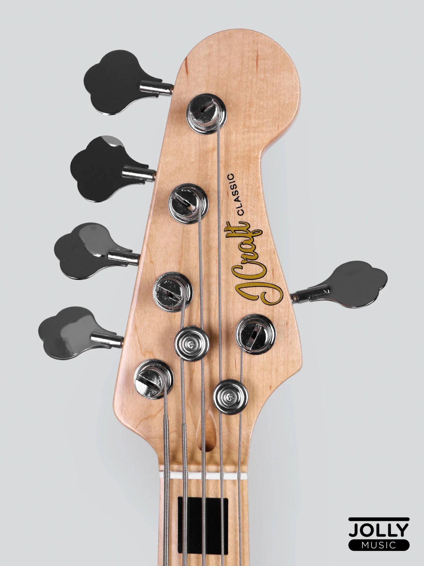 JCraft JB-1 J-Offset 5-String Bass Guitar with Gigbag - Sunburst