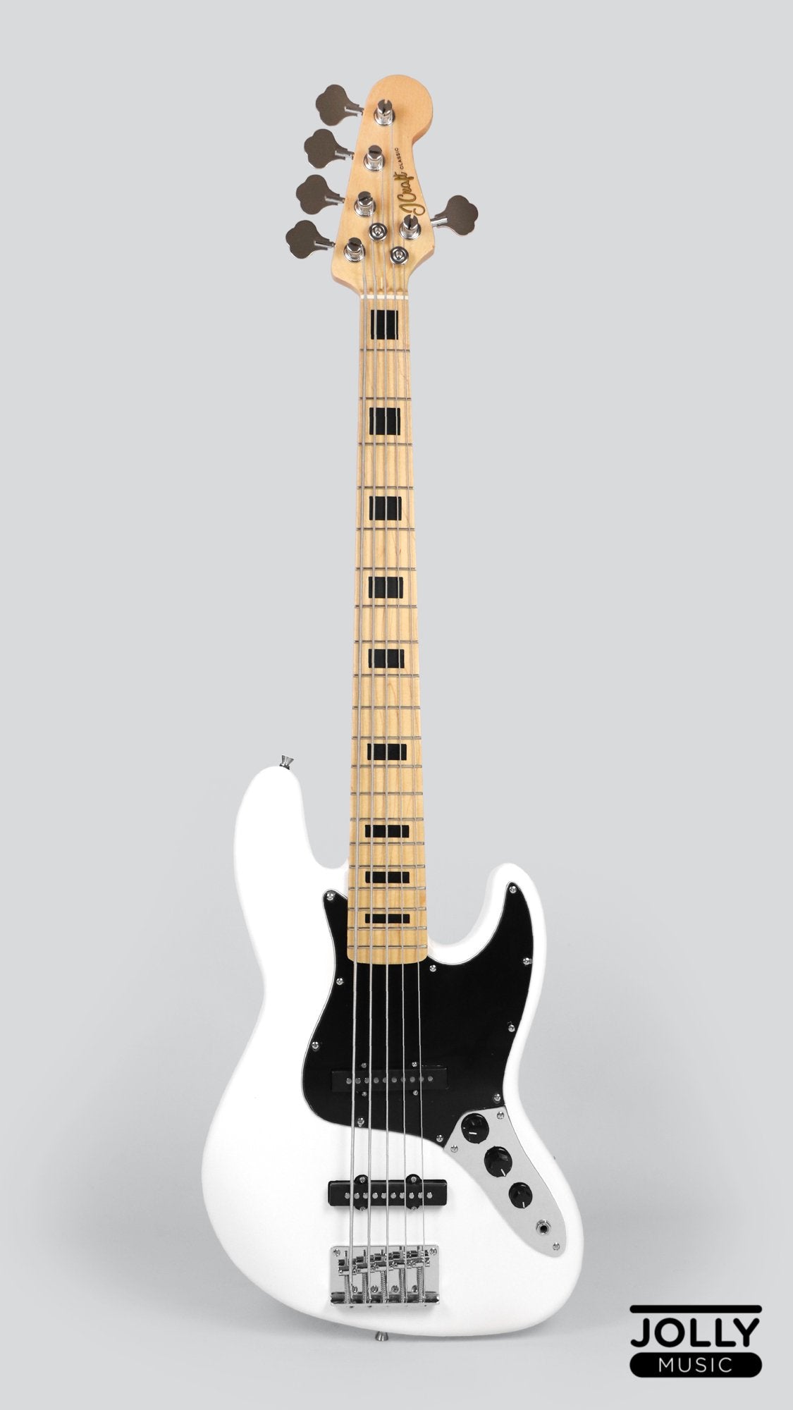 JCRAFT JB-1 5-STRING ELECTRIC J-OFFSET BASS WITH GIGBAG