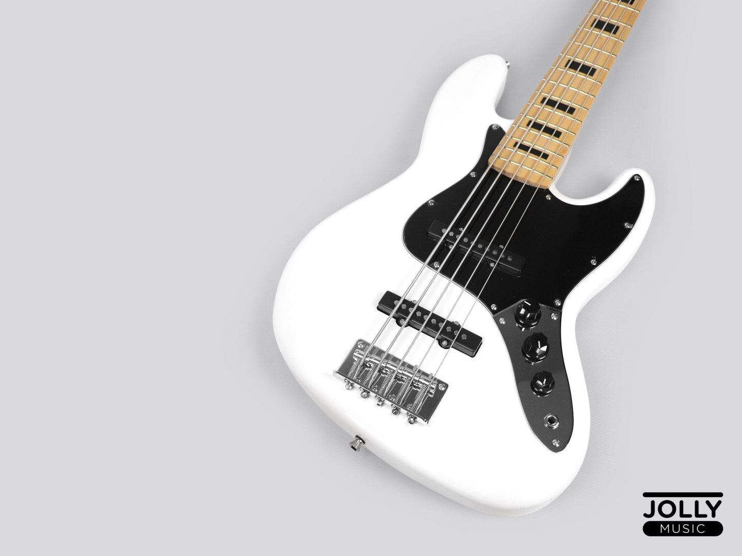 JCRAFT JB-1 5-STRING ELECTRIC J-OFFSET BASS WITH GIGBAG