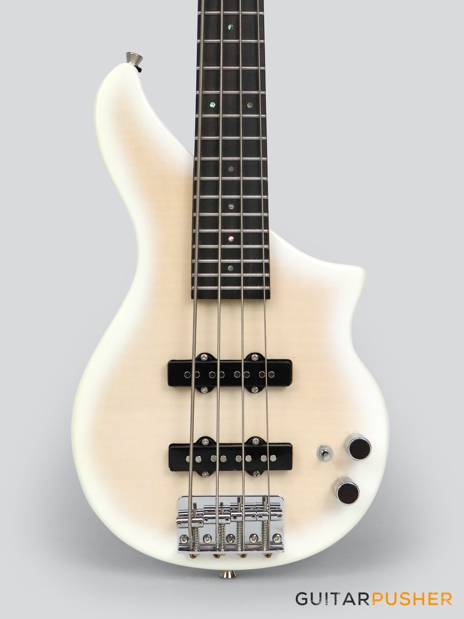 Tiny Boy Bass JB Type Series Flamed Maple Top 4-String Jazz Bass with Gigbag - GuitarPusher