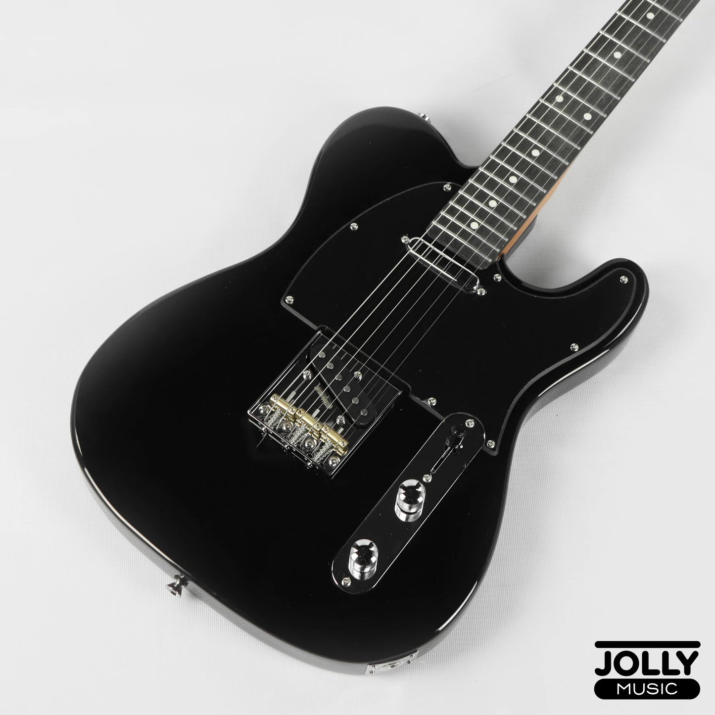 JCraft Vintage Series T-3V T-Style Electric Guitar - Black