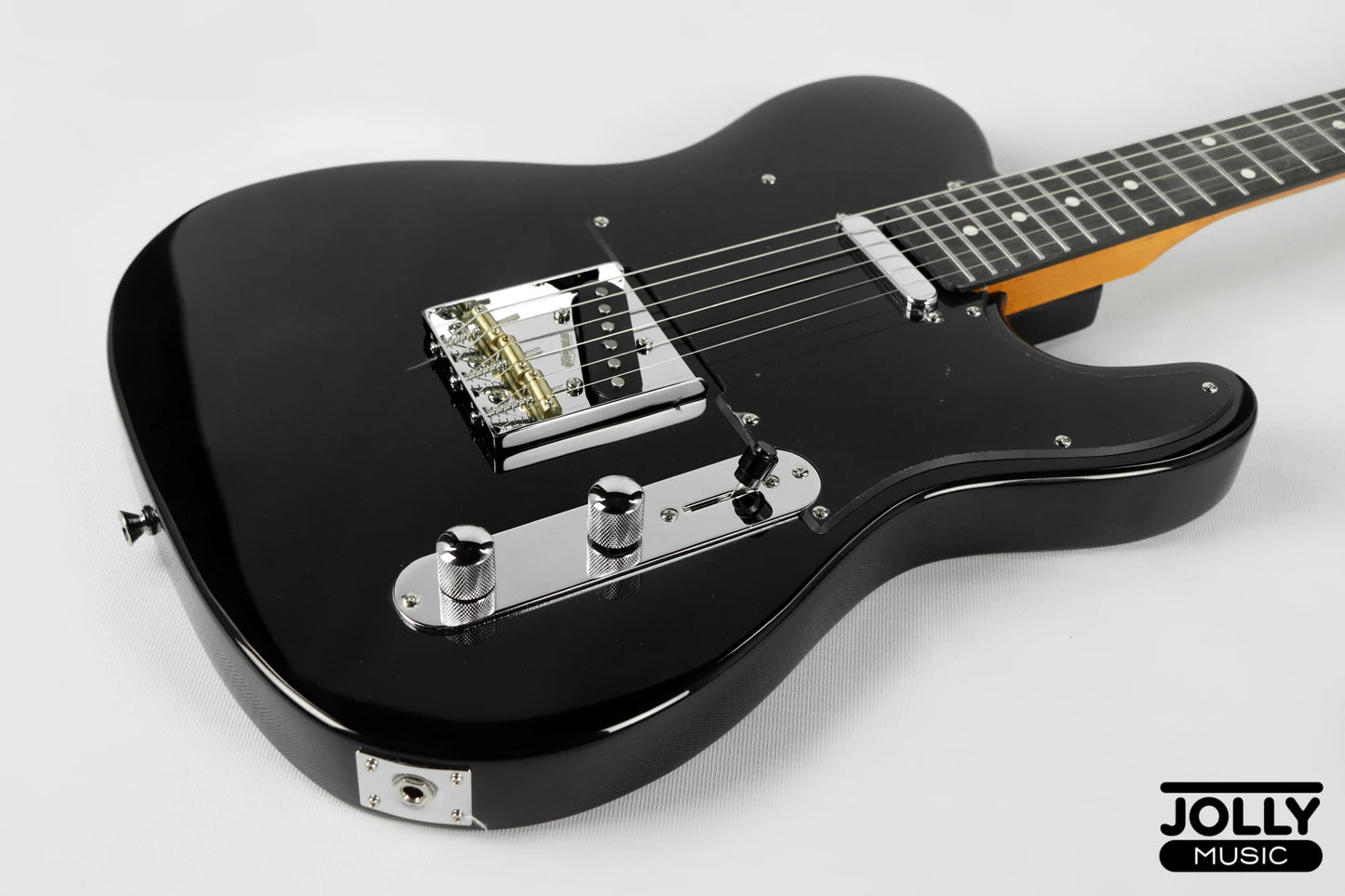 JCraft Vintage Series T-3V T-Style Electric Guitar - Black