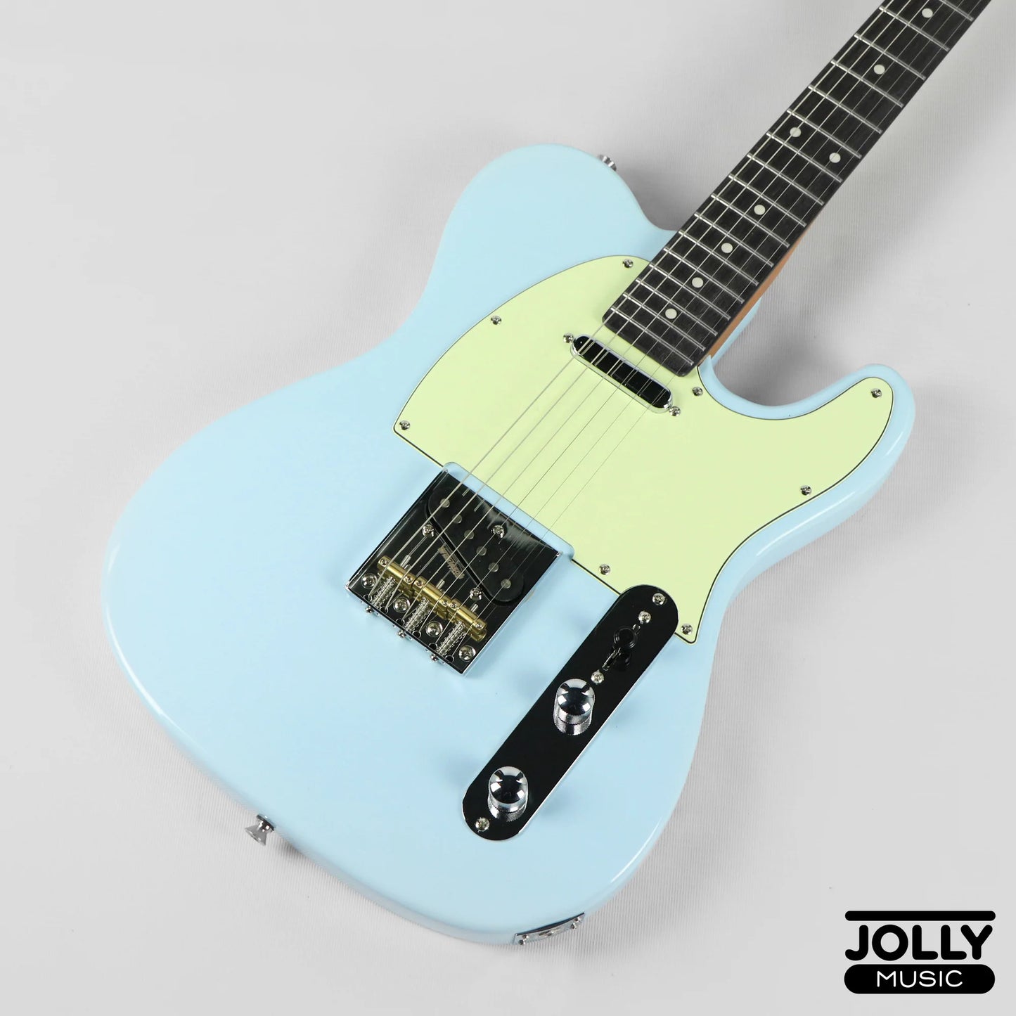 JCraft Vintage Series T-3V T-Style Electric Guitar - Sonic Blue