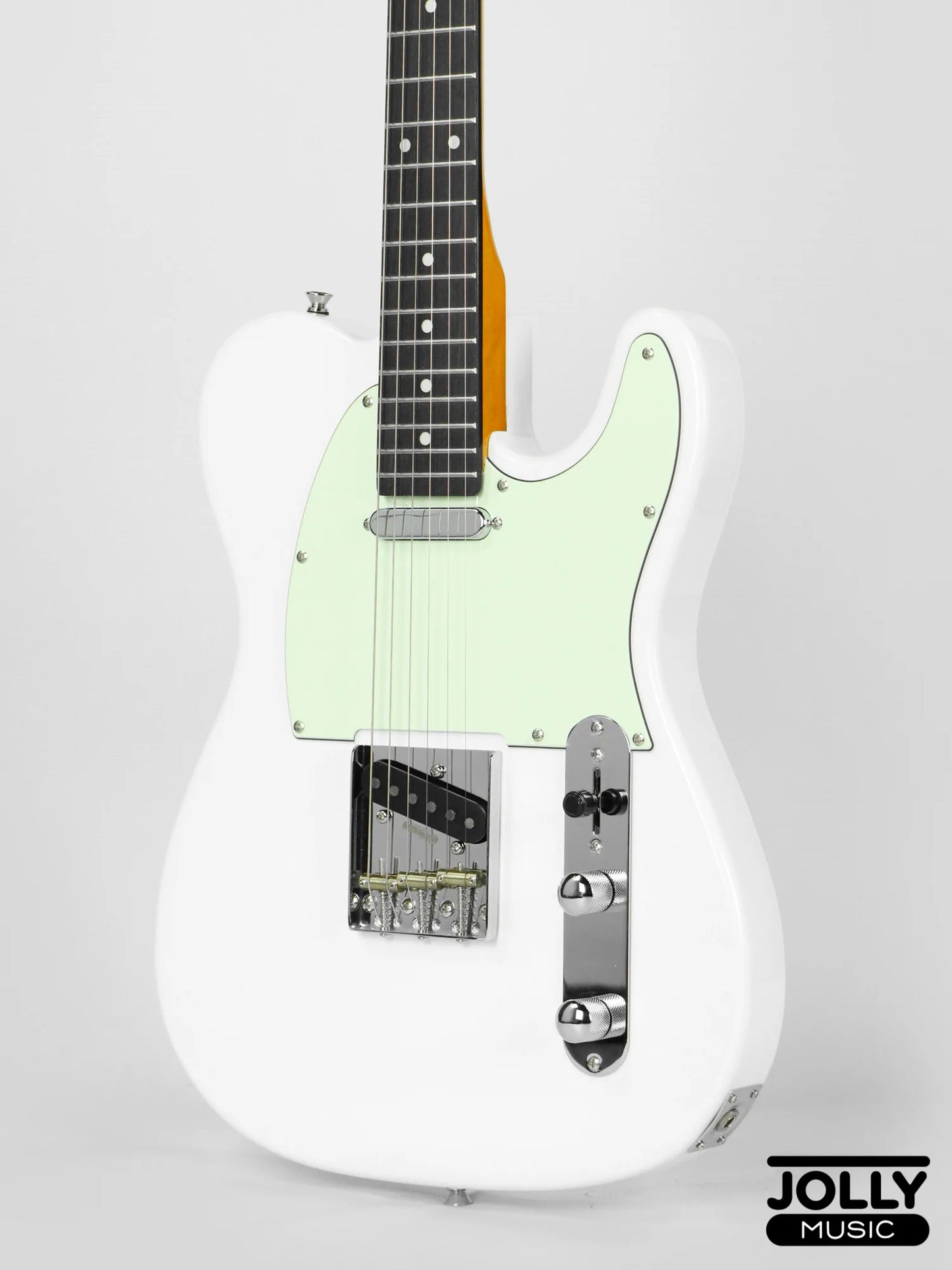 JCraft Vintage Series T-3V T-Style Electric Guitar - Olympic White