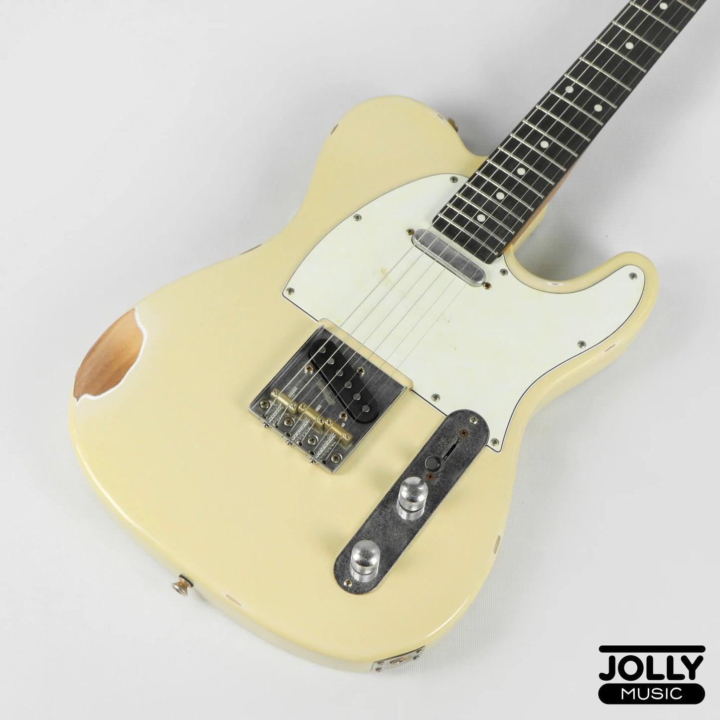 JCraft Vintage Series T-3VC Relic T-Style Electric Guitar - Ash Blonde