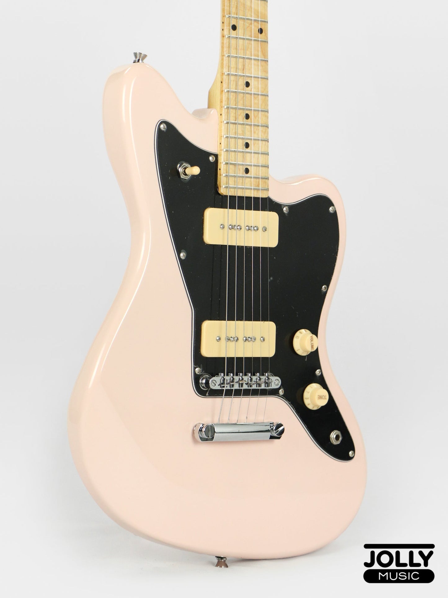 JCraft JZ-1 Offset Electric Guitar - Shell Pink