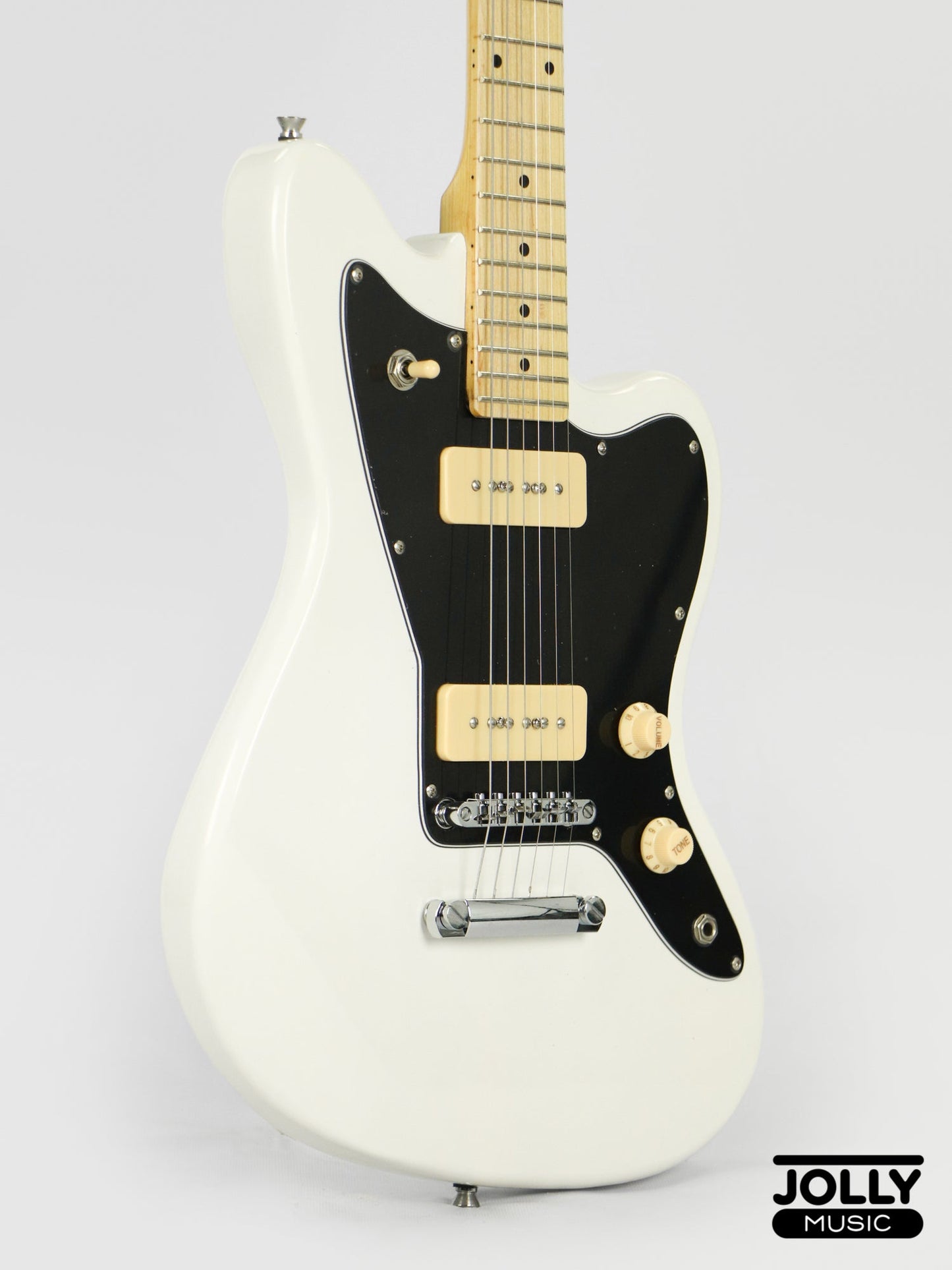 JCraft JZ-1 Offset Electric Guitar - White