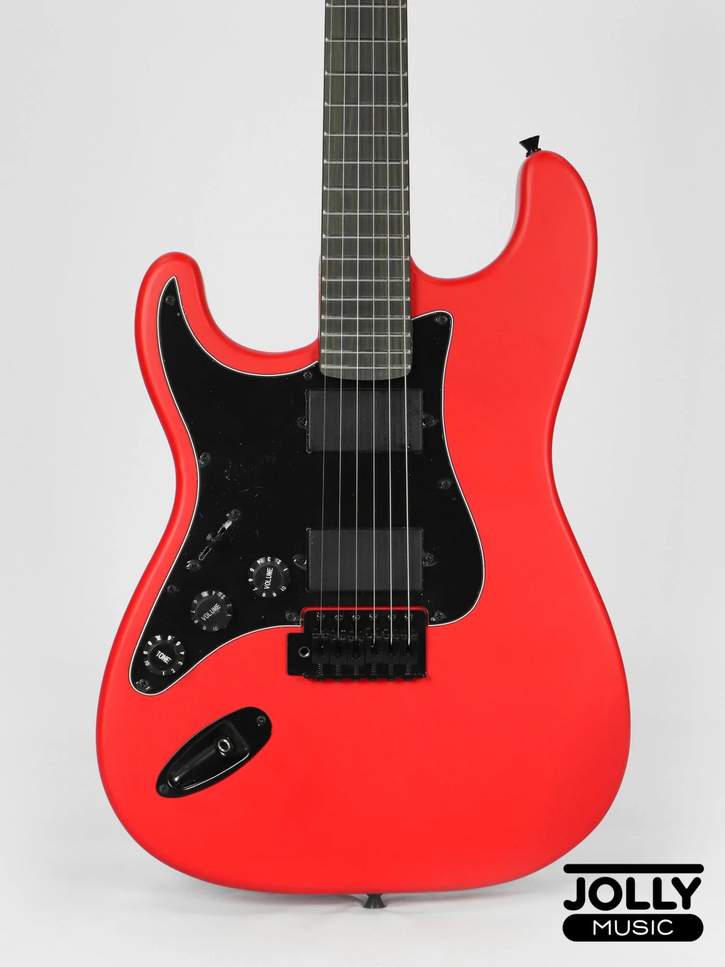 JCraft X Series LSX-1 LEFT HAND HH Modern S-Style Electric Guitar - Lockdown Red Ltd. Ed.