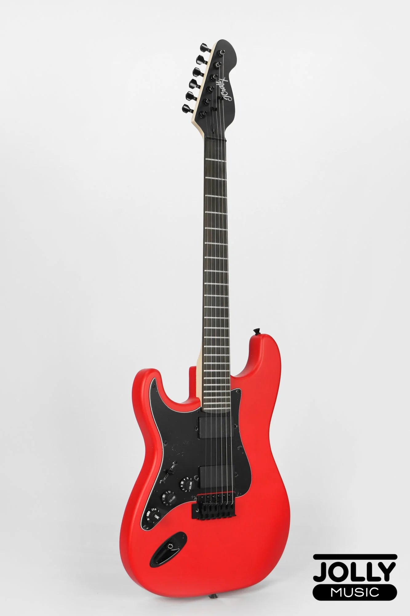 JCraft X Series LSX-1 LEFT HAND HH Modern S-Style Electric Guitar - Lockdown Red Ltd. Ed.