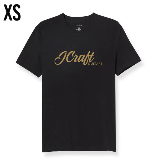 J-Craft T-Shirt Gold Logo - Black