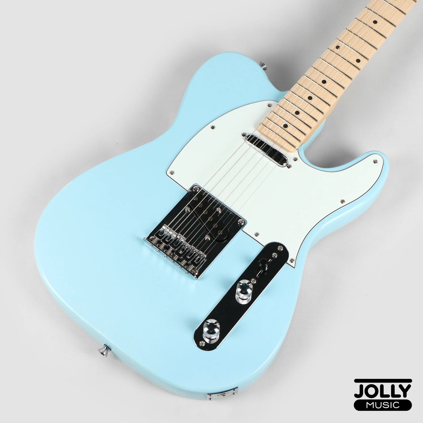 JCraft T-1 T-Style Electric Guitar with Gigbag - Light Blue