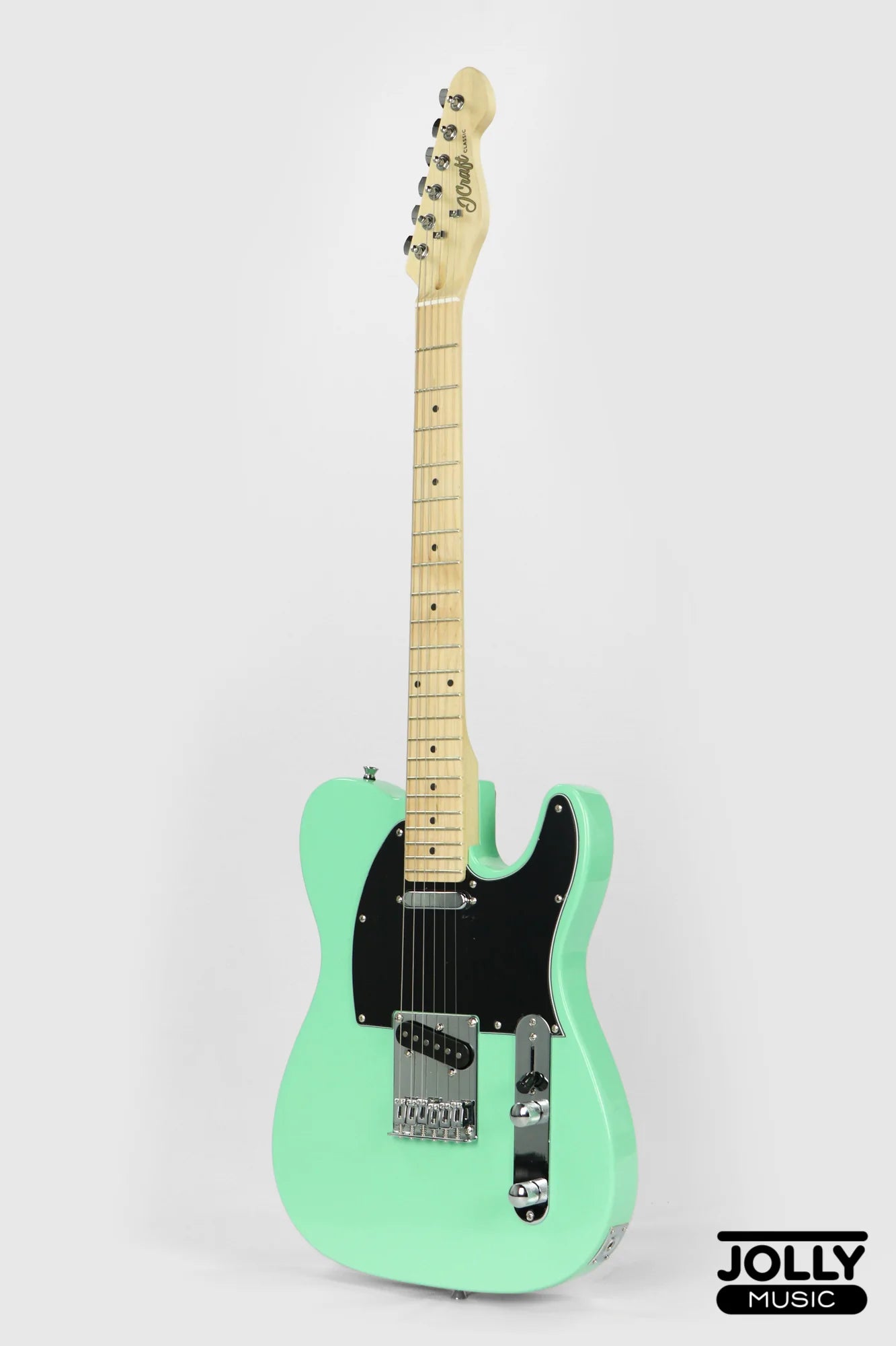 JCraft T-1 T-Style Electric Guitar with Gigbag - Surf Green