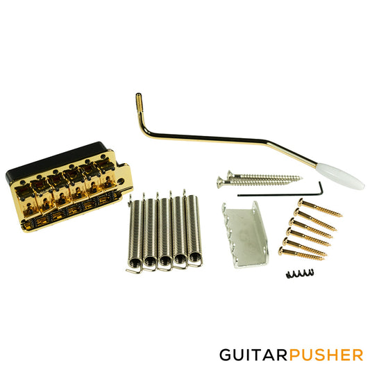 Kluson Vintage Steel Block Tremolo Bridge (Gold)