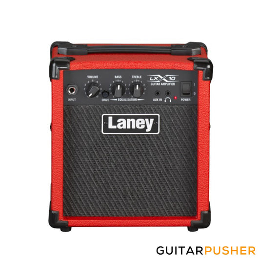 LANEY LX10 10-Watt Portable Combo Amplifier w/ 5" Driver - Red