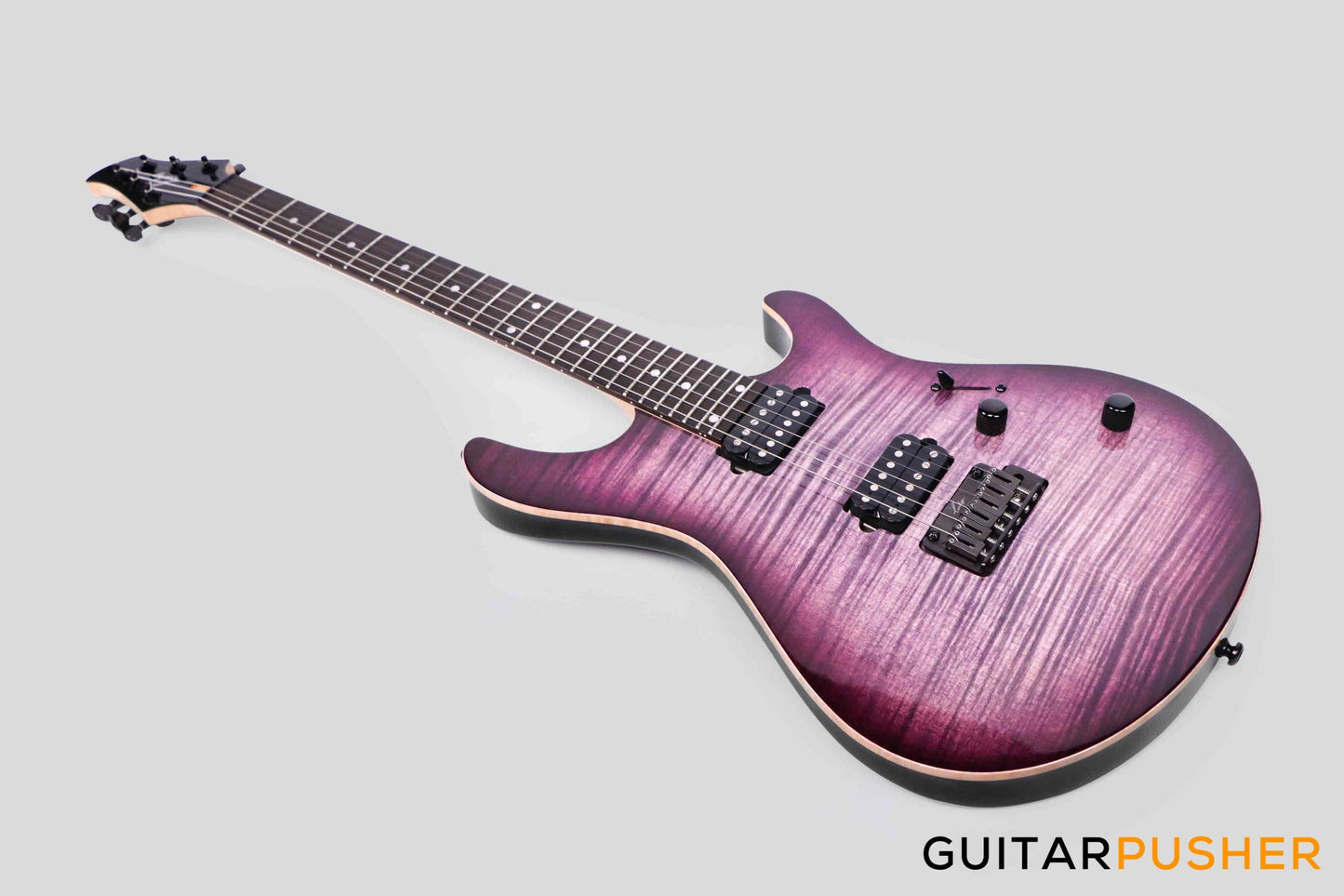 Leeky R-Series R25 Electric Guitar (Flamed Maple Top/Rosewood Fingerboard) - Violet Burst