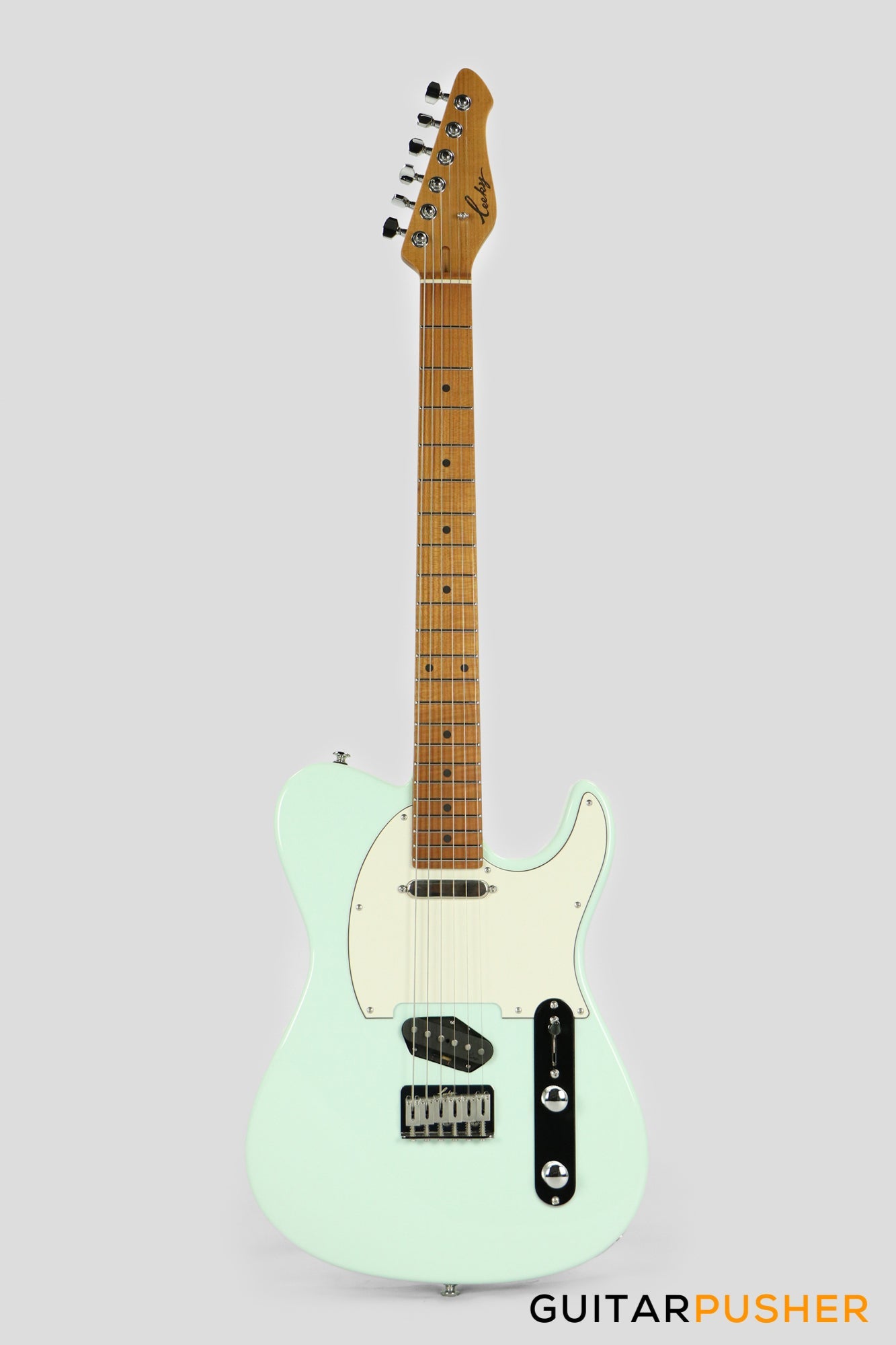 Leeky T-Series T30 T-Style (Roasted Maple Fingerboard) - Surf Green