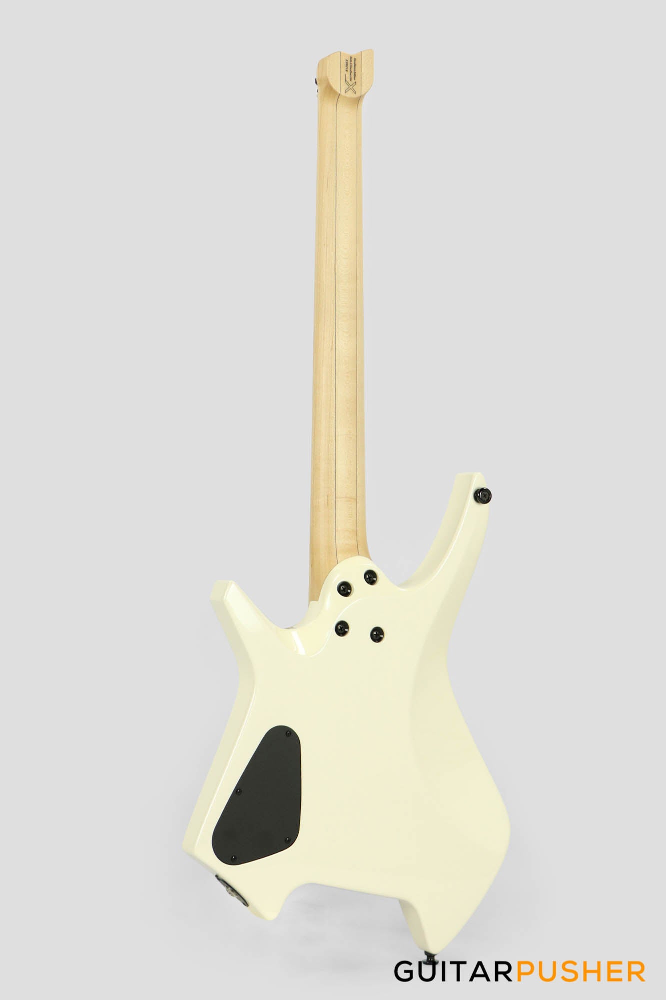 Leeky X-Series X10 Headless Electric Guitar Basswood Body Maple Neck - Pearl White