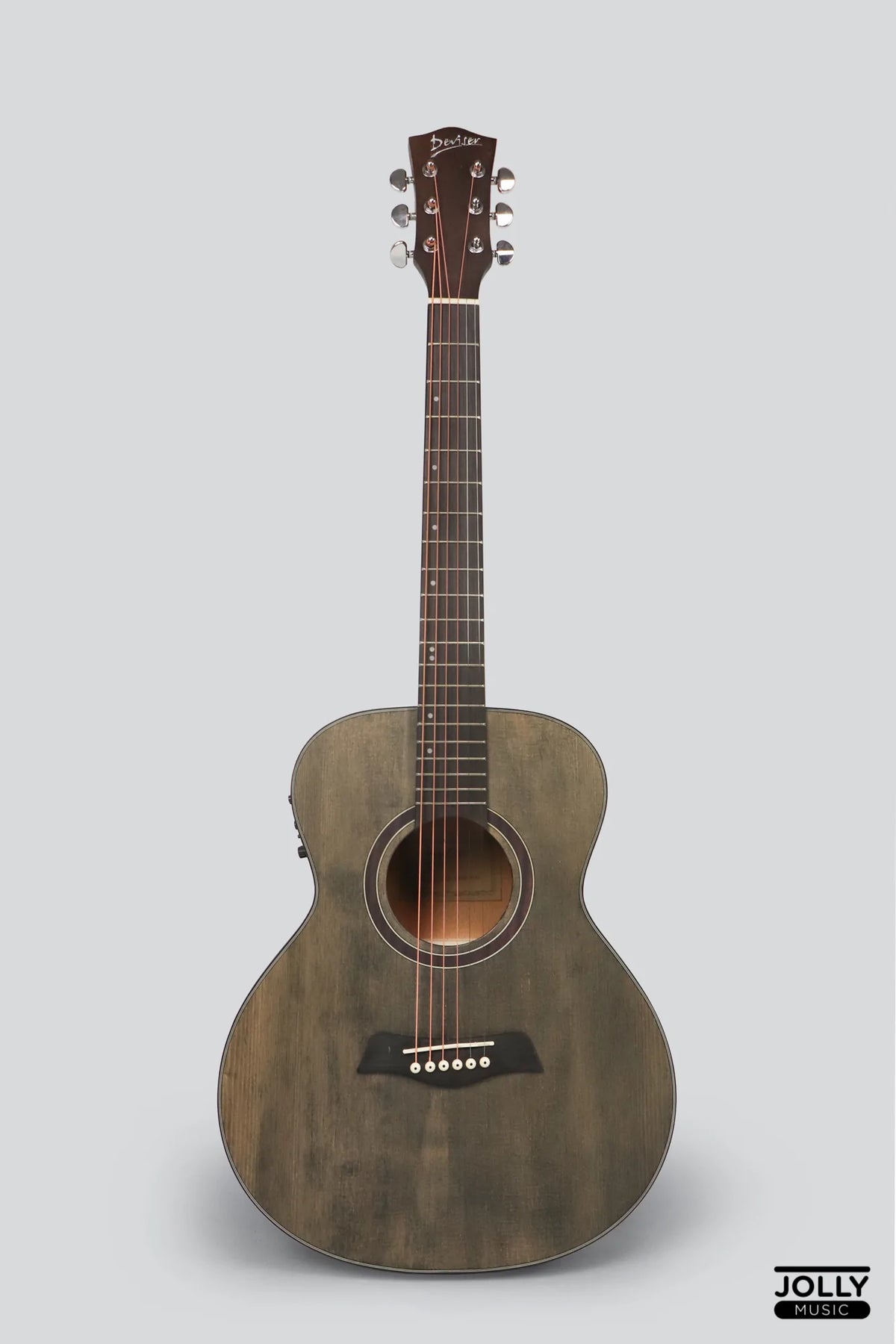 Deviser Background Deviser LS-130 EQ Transblack GS Mini Acoustic-Electric Guitar – Guitar ...