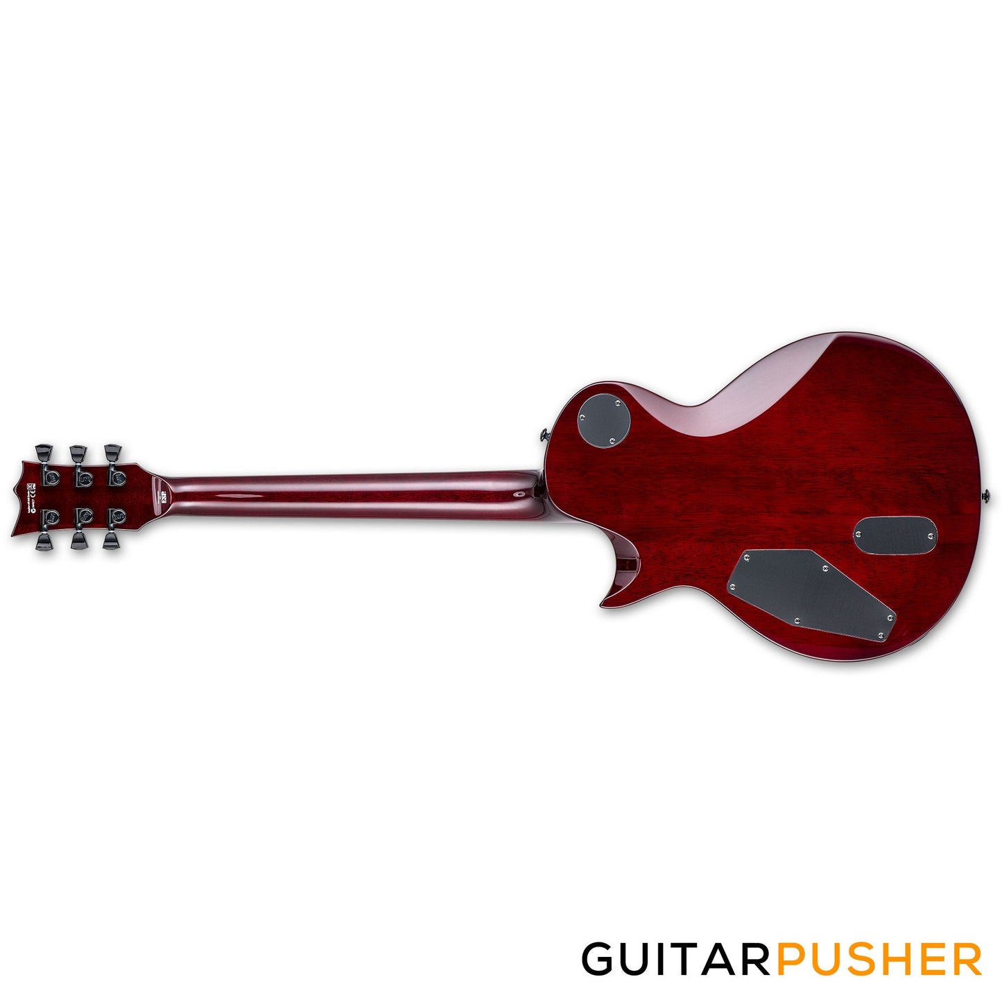 LTD EC-1000 Singlecut Electric Guitar w/ EMG 60/81 Humbucker Pickups - See Thru Black Cherry