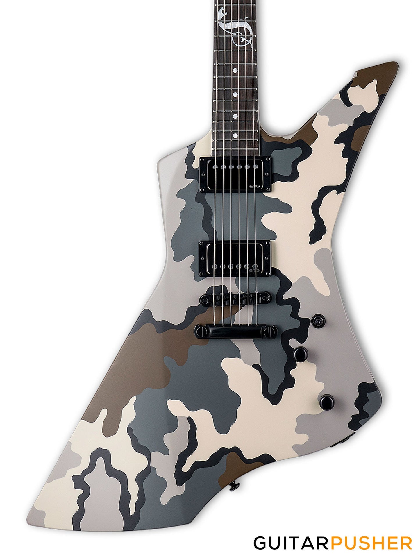 LTD James Hetfield Signature Snakebyte Camo Electric Guitar - Kuiu Camo Satin