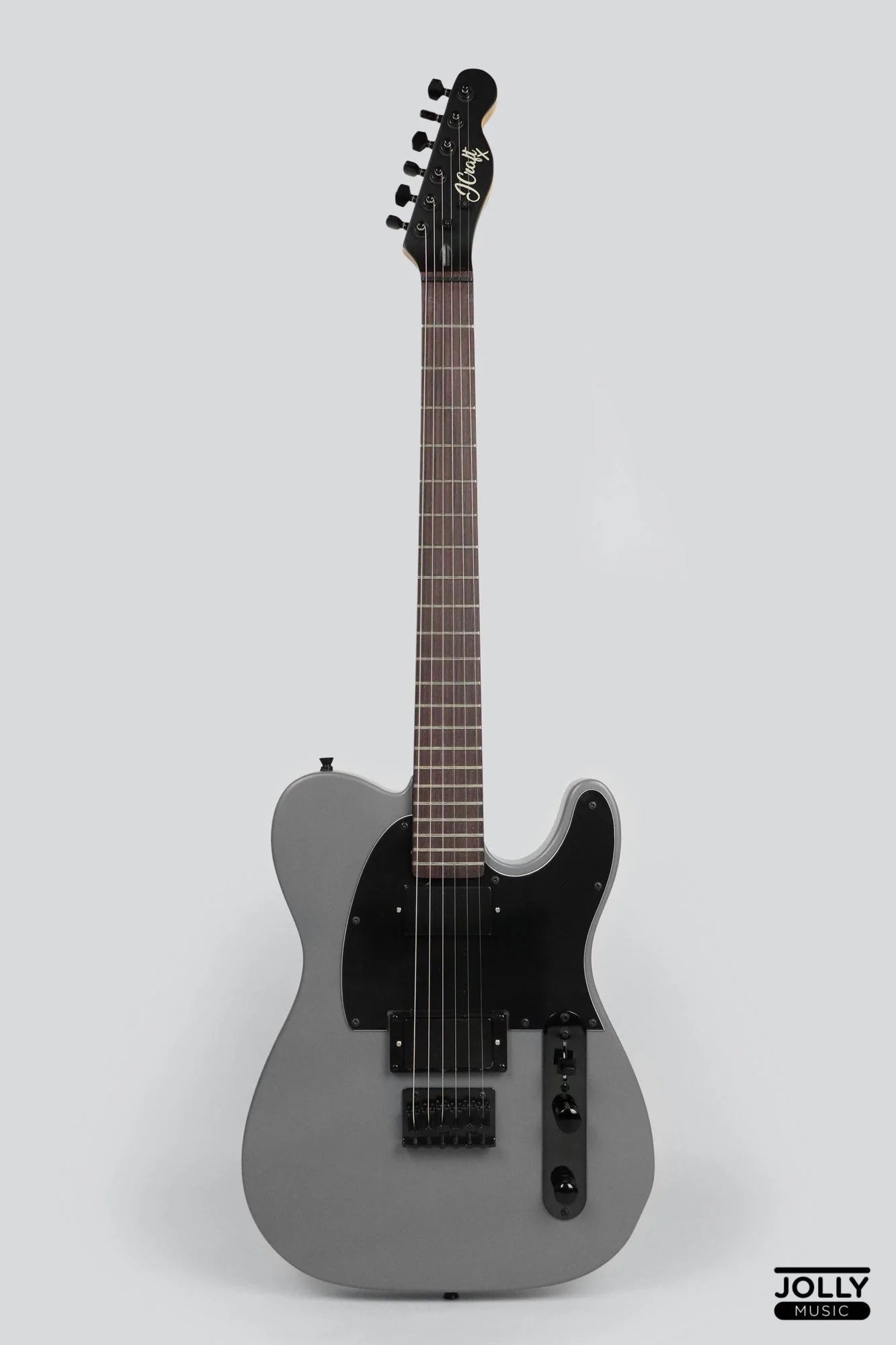 JCraft LTX-1 Double Humbucker Electric Guitar with Gigbag - Gunmetal