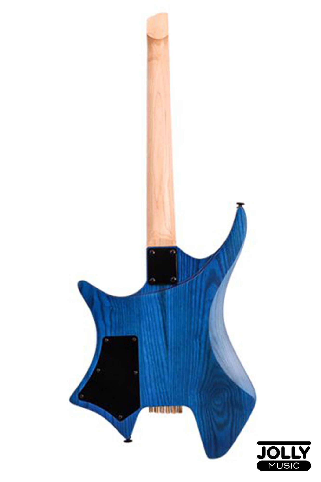 Luxars S-G62 Headless Electric Guitar Basswood Body Rosewood Fretboard - Blue