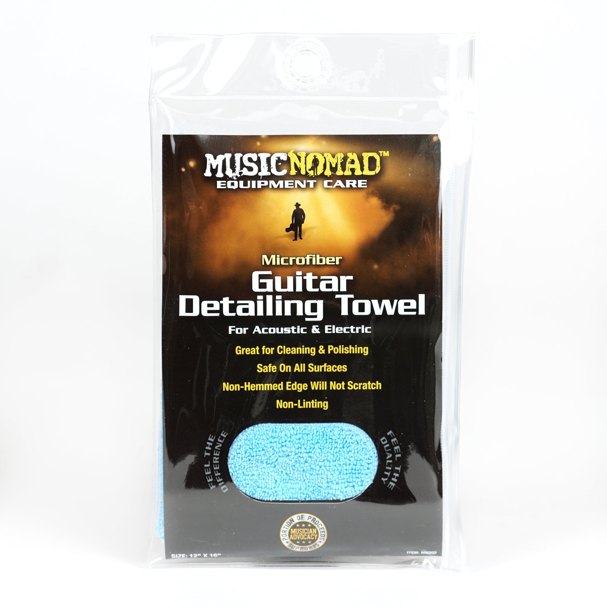 Music Nomad Microfiber Guitar Detailing Cloth MN202 - GuitarPusher