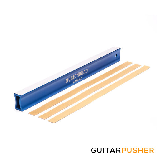 MusicNomad Fret Leveler (L-Beam) 17.6" (45cm) for Acoustic & Electric Guitars MN811