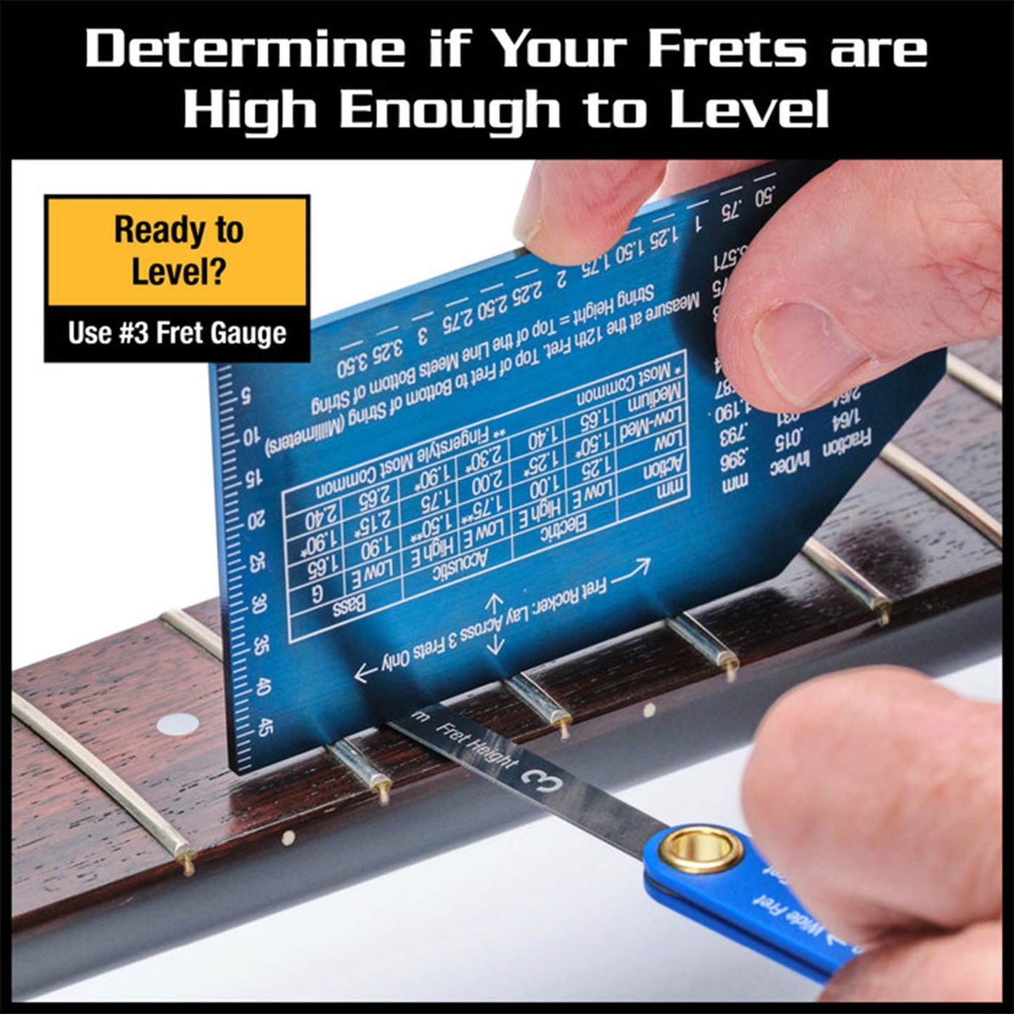 MusicNomad Precision Fret Gauge MN840