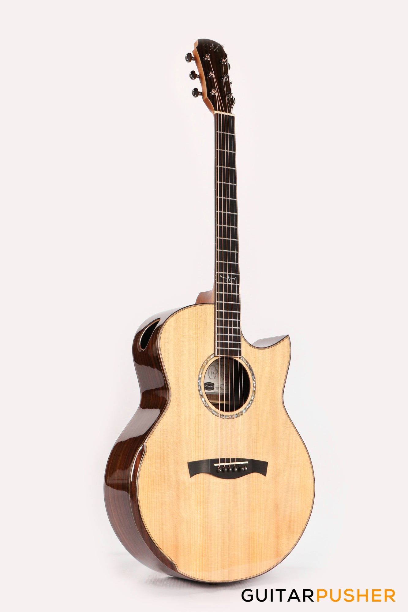 Maestro Custom Series Raffles-IR CSB All-Solid Wood Sitka Spruce/Indian Rosewood Acoustic Guitar