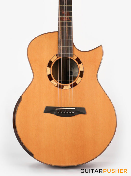 Maestro Custom Series Raffles-OV CSB All-Solid Wood Sitka Spruce/African Ovangkol Acoustic Guitar